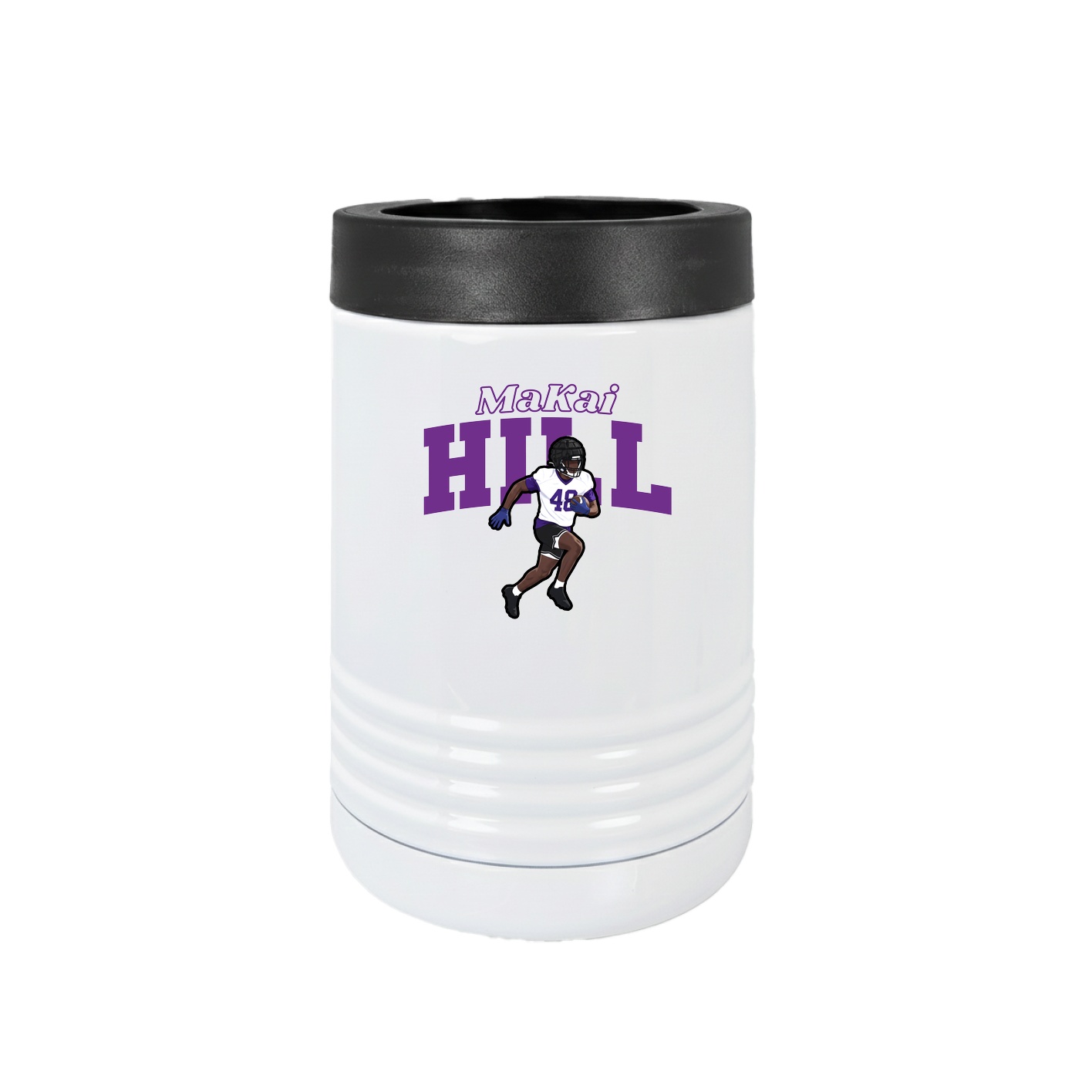 Beverage Holder — Name Arch in White