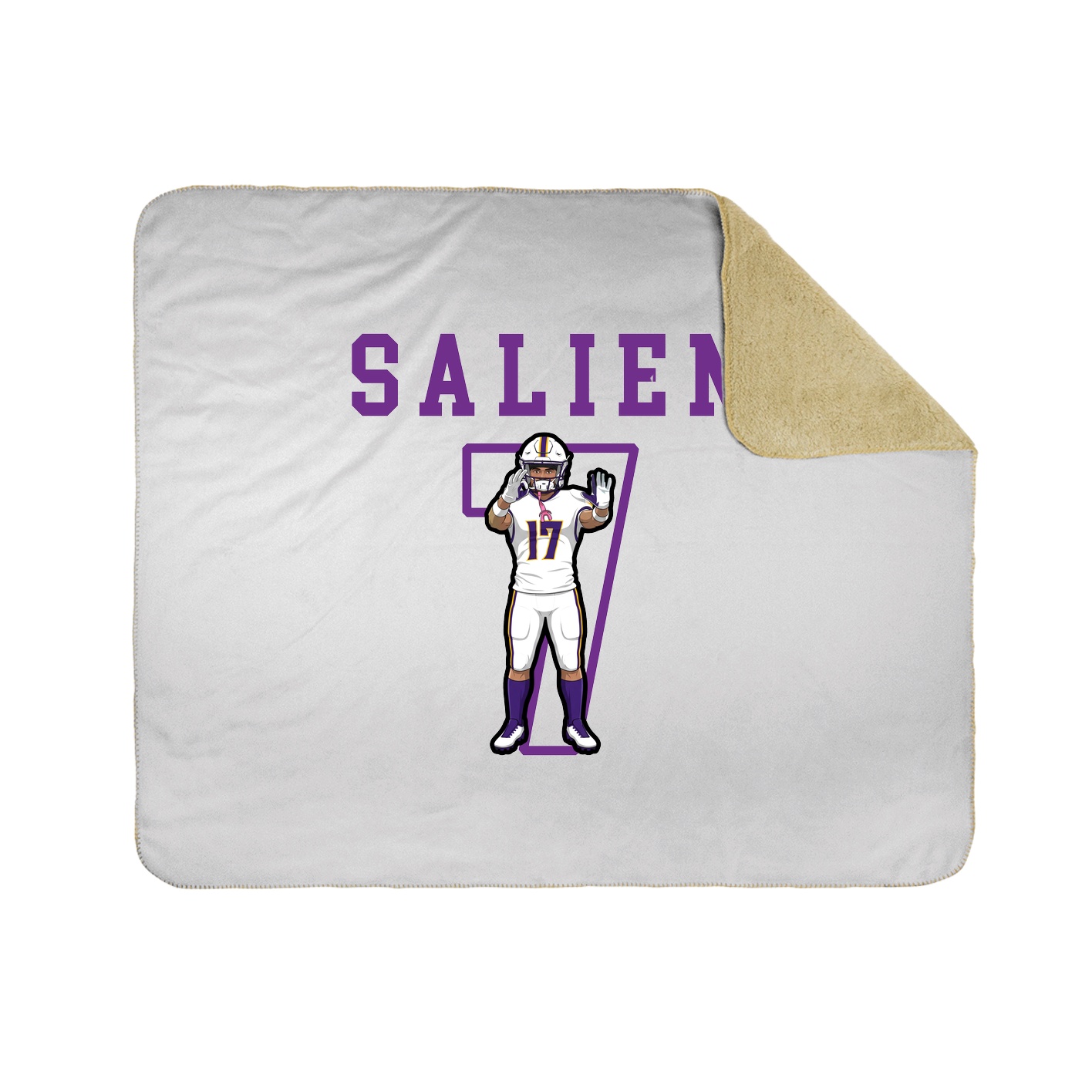 Throw Blanket — Shirsey in White