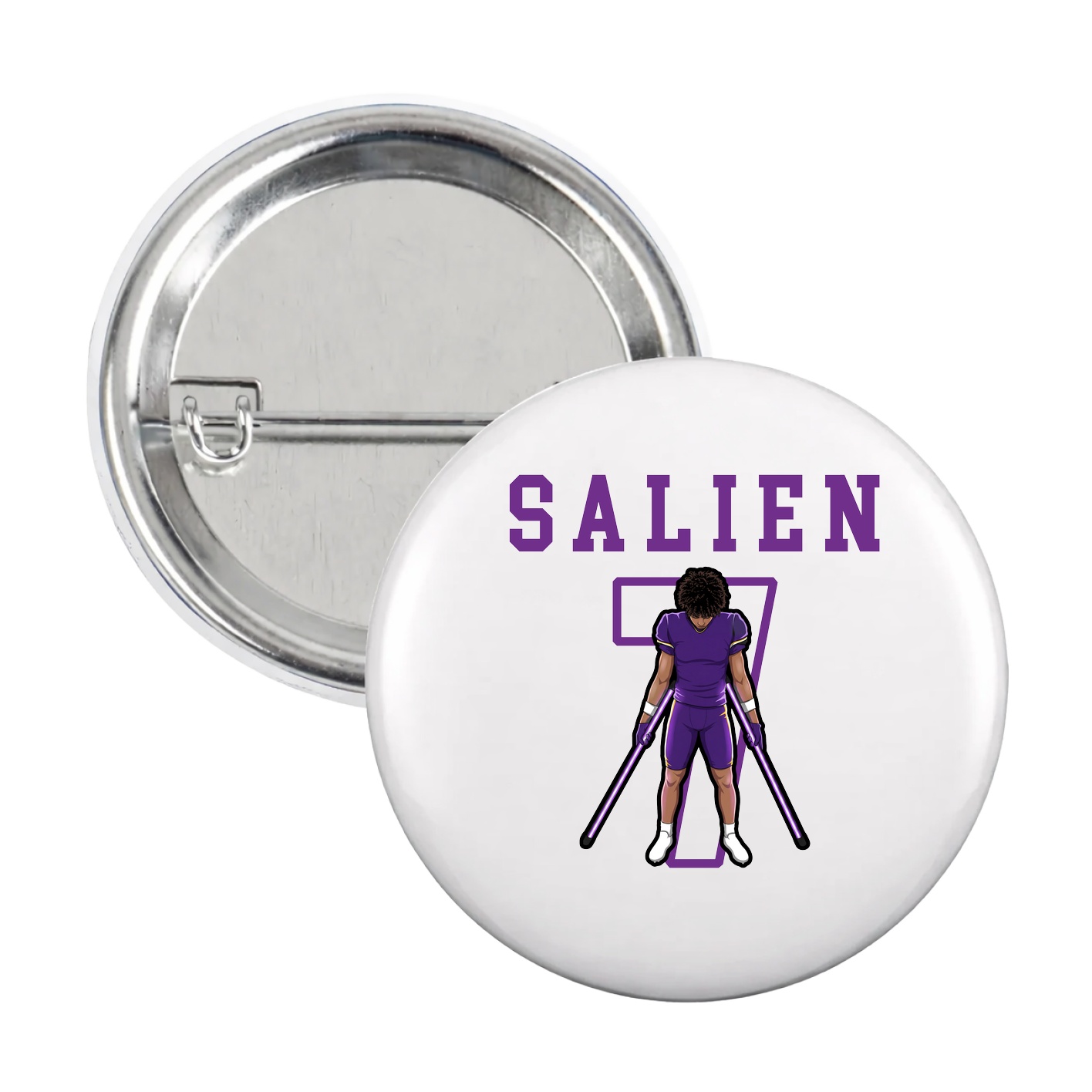 Game Day Button — Shirsey in White