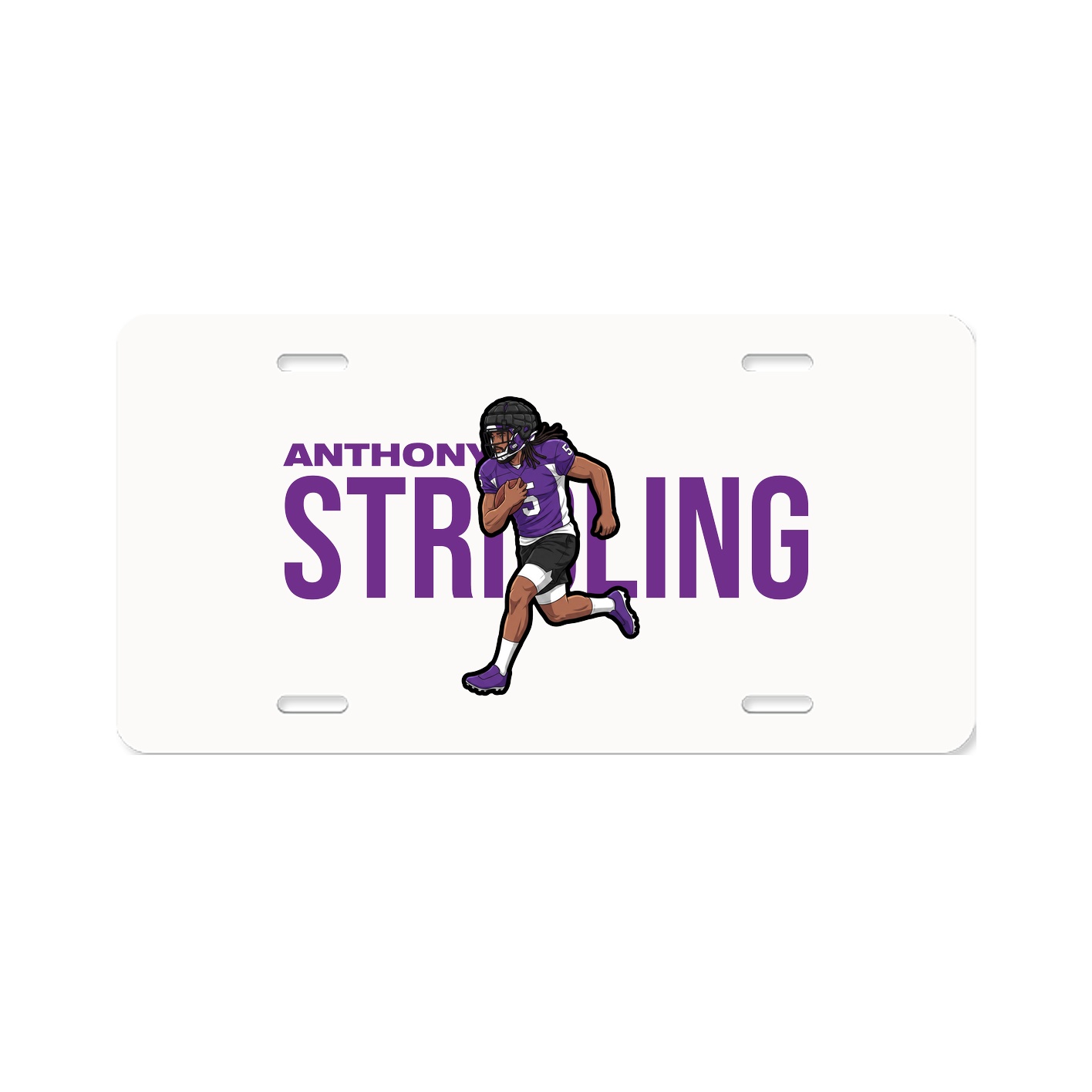 License Plate — Player Name in Classic