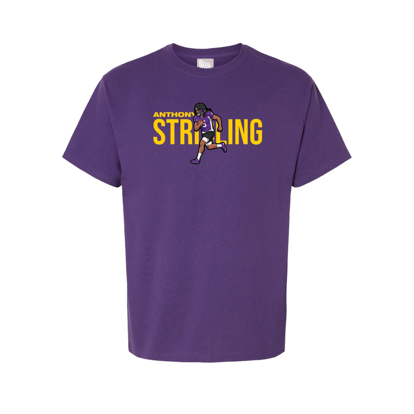 Youth Tee — Player Name in Purple