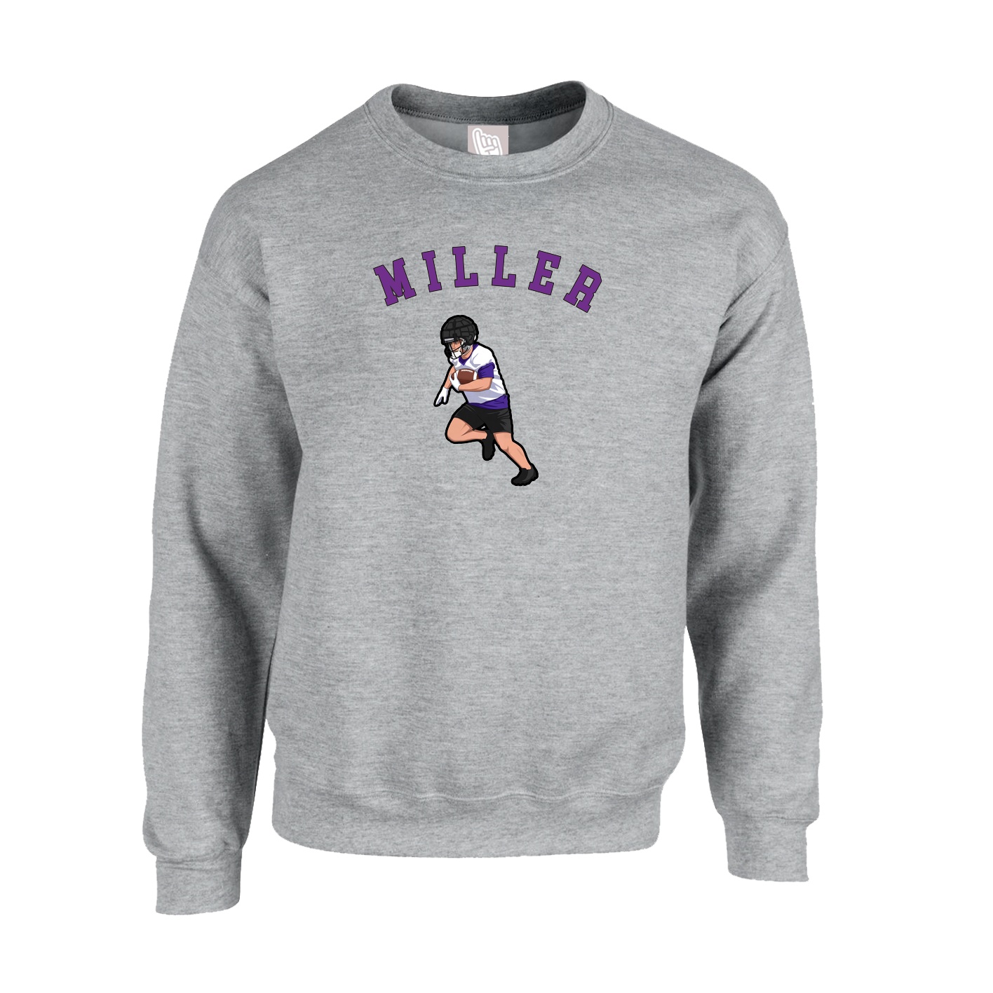 Fleece Crew — Shirsey Arch in Grey
