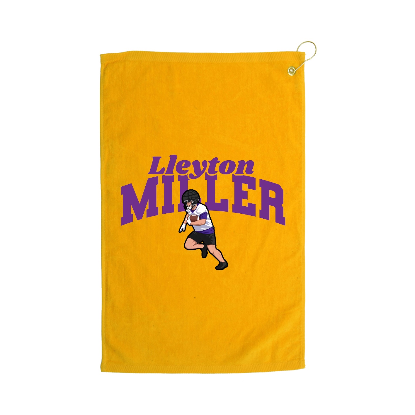 Golf Towel — Signature Arch in Gold