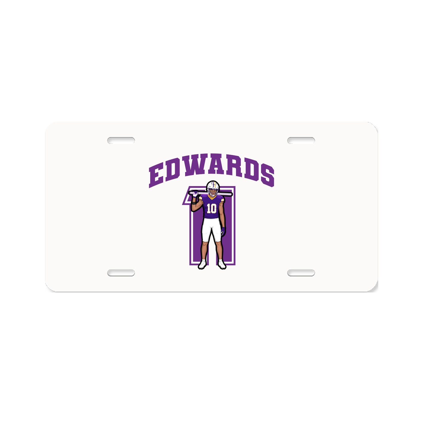 License Plate — Number in Classic
