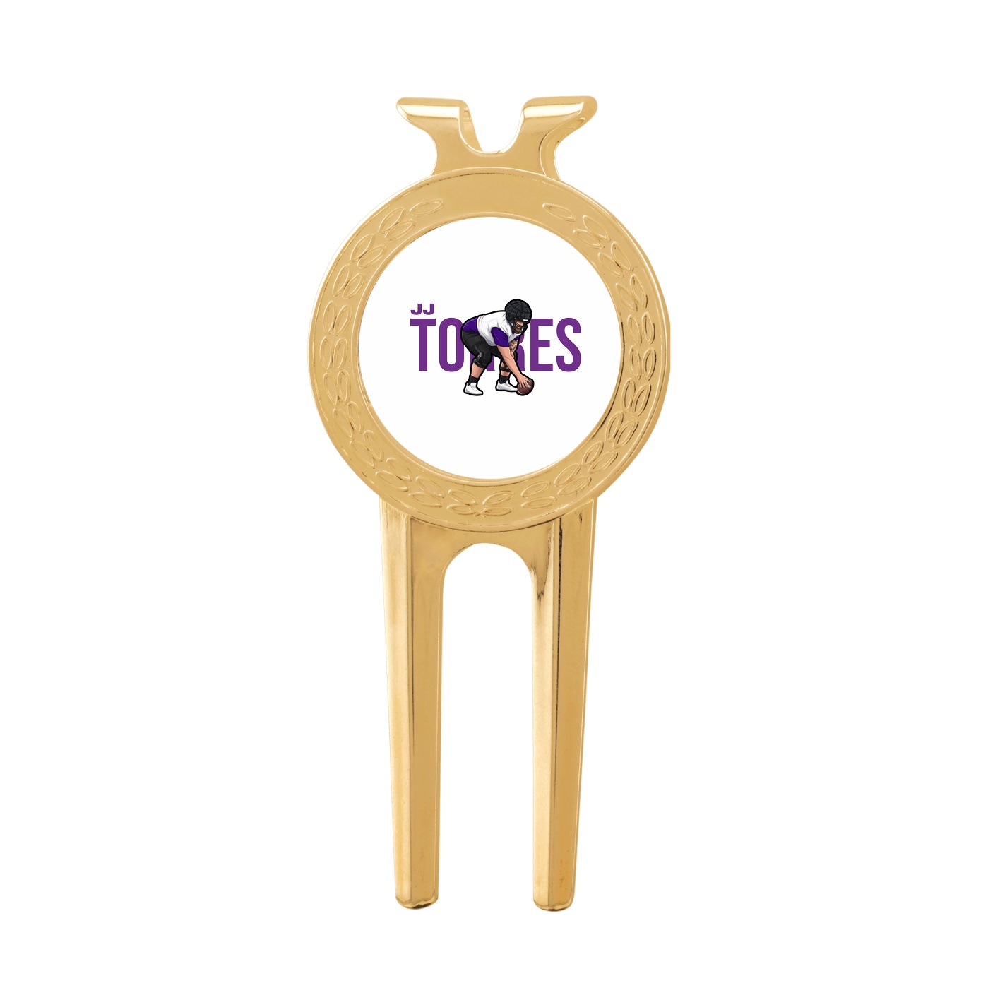 Divot Tool with Ball Marker — Player Name in Classic