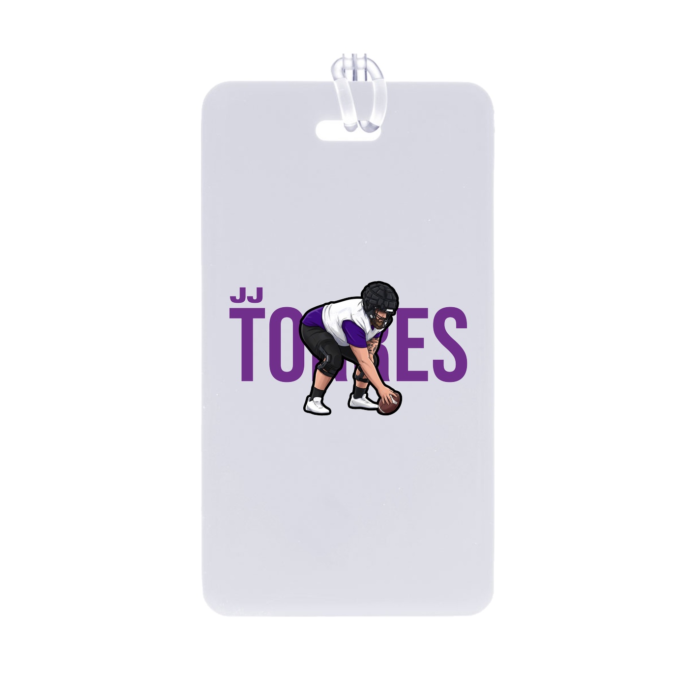 Bag Tag — Player Name in Classic