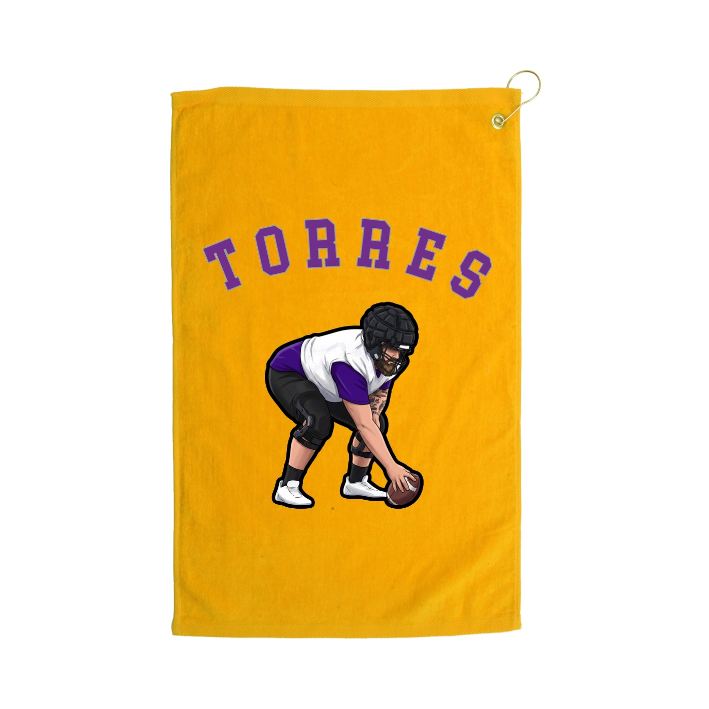 Golf Towel — Shirsey Arch in Gold