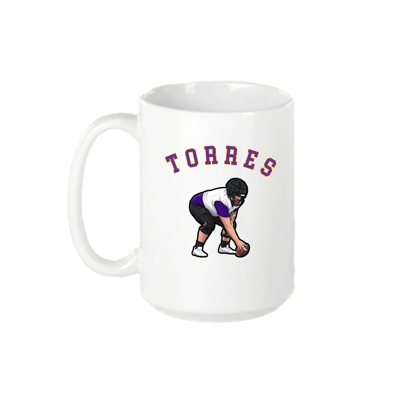 15oz Coffee Mug — Shirsey Arch in White