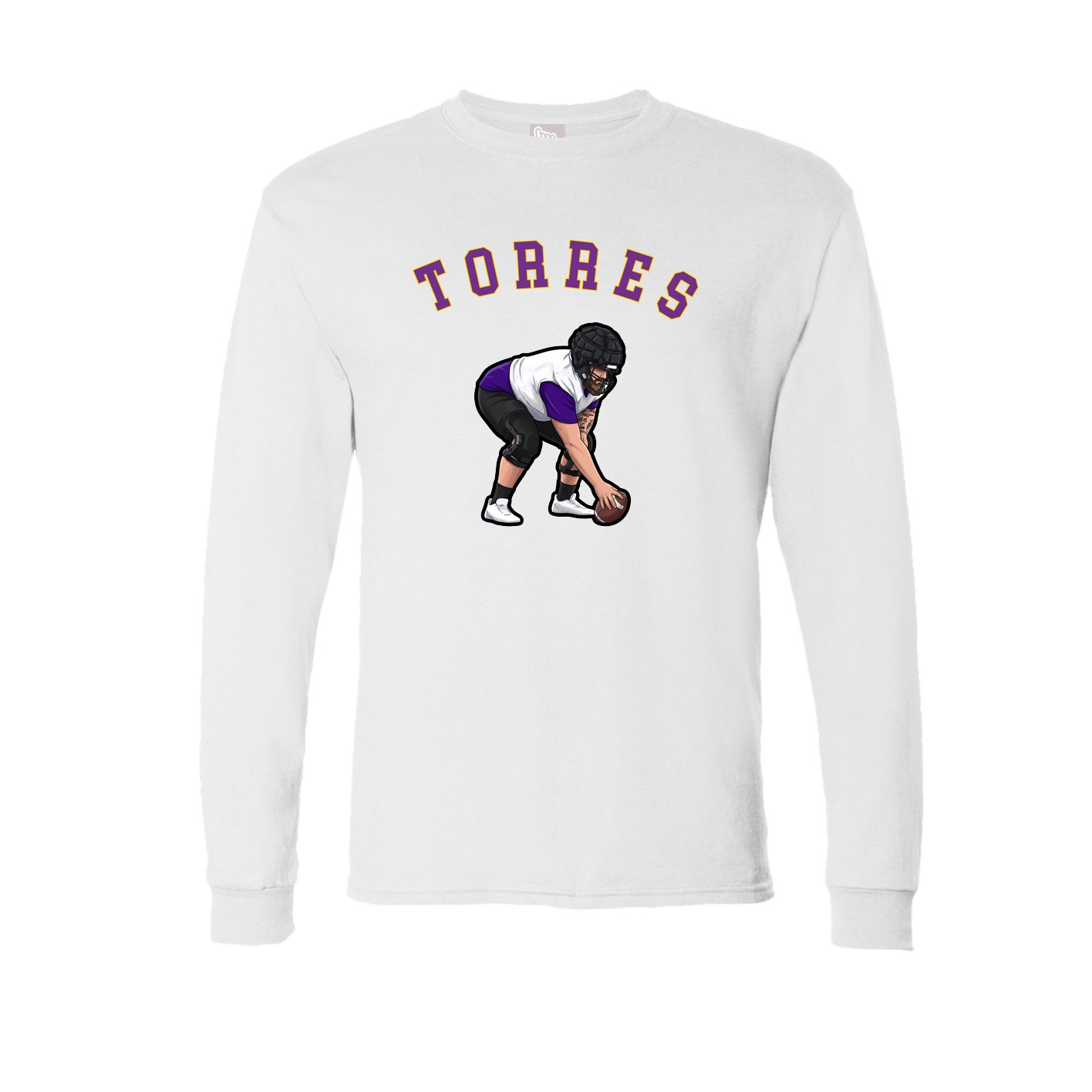 Long Sleeve Tee — Shirsey Arch in White