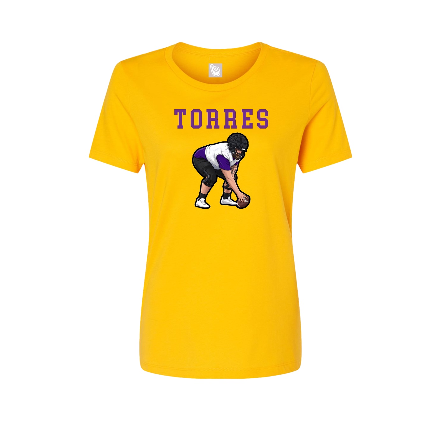 Fitted Women's Tee — Shirsey in Gold