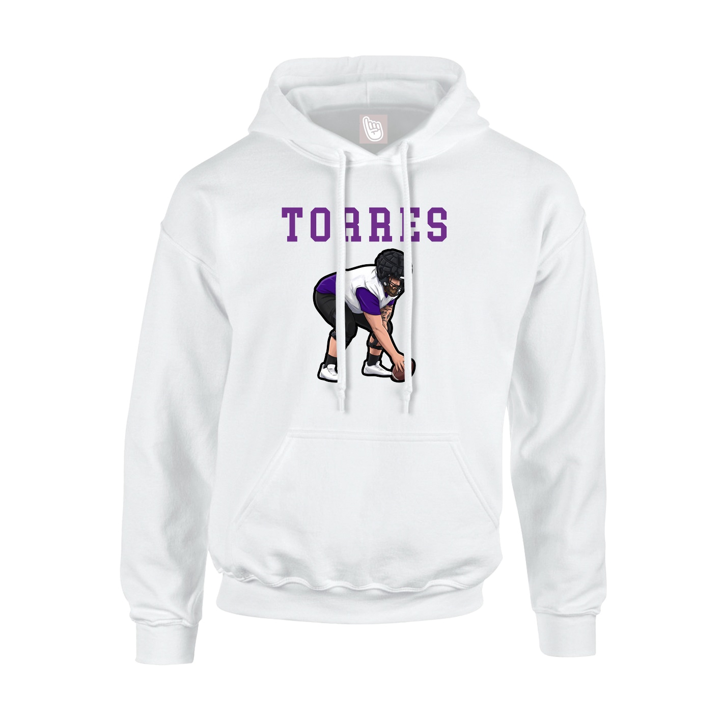 Youth Hoodie — Shirsey in White