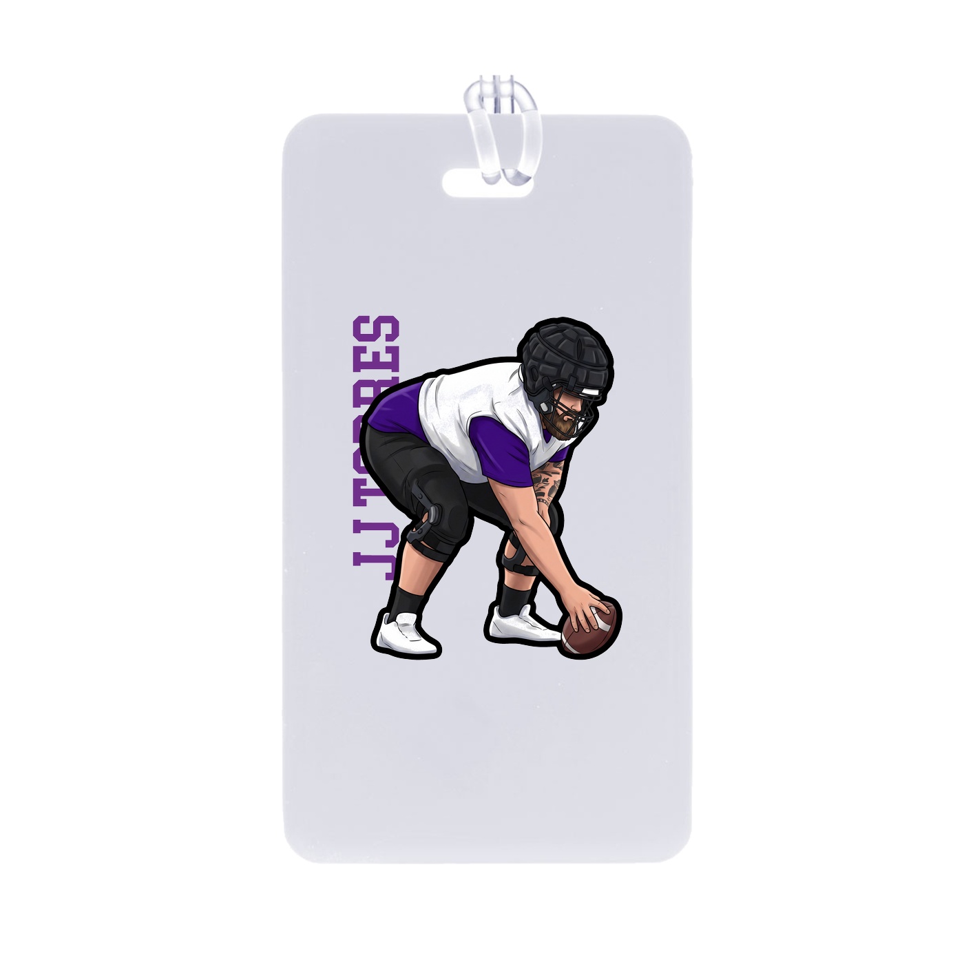 Bag Tag — Name Vertical in Classic