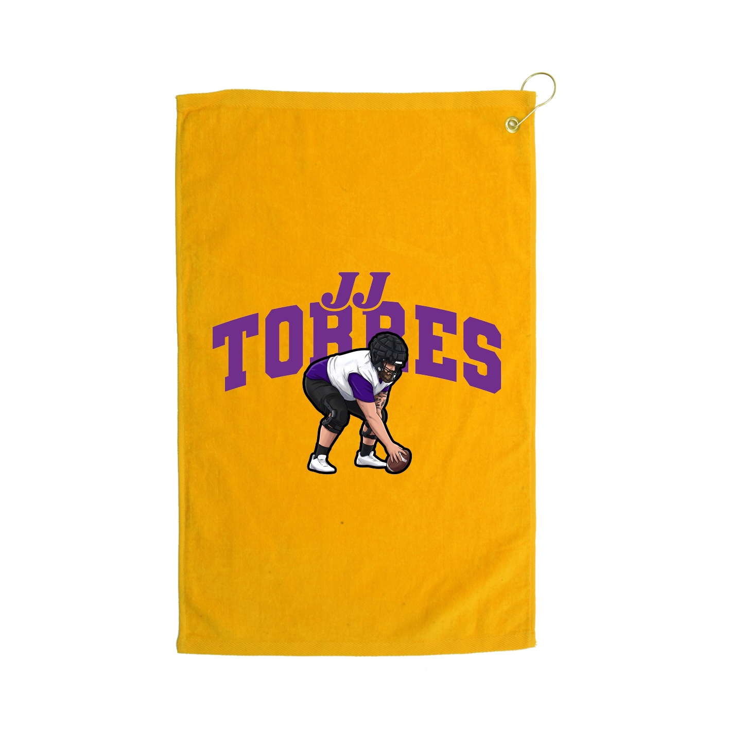 Golf Towel — Signature Arch in Gold