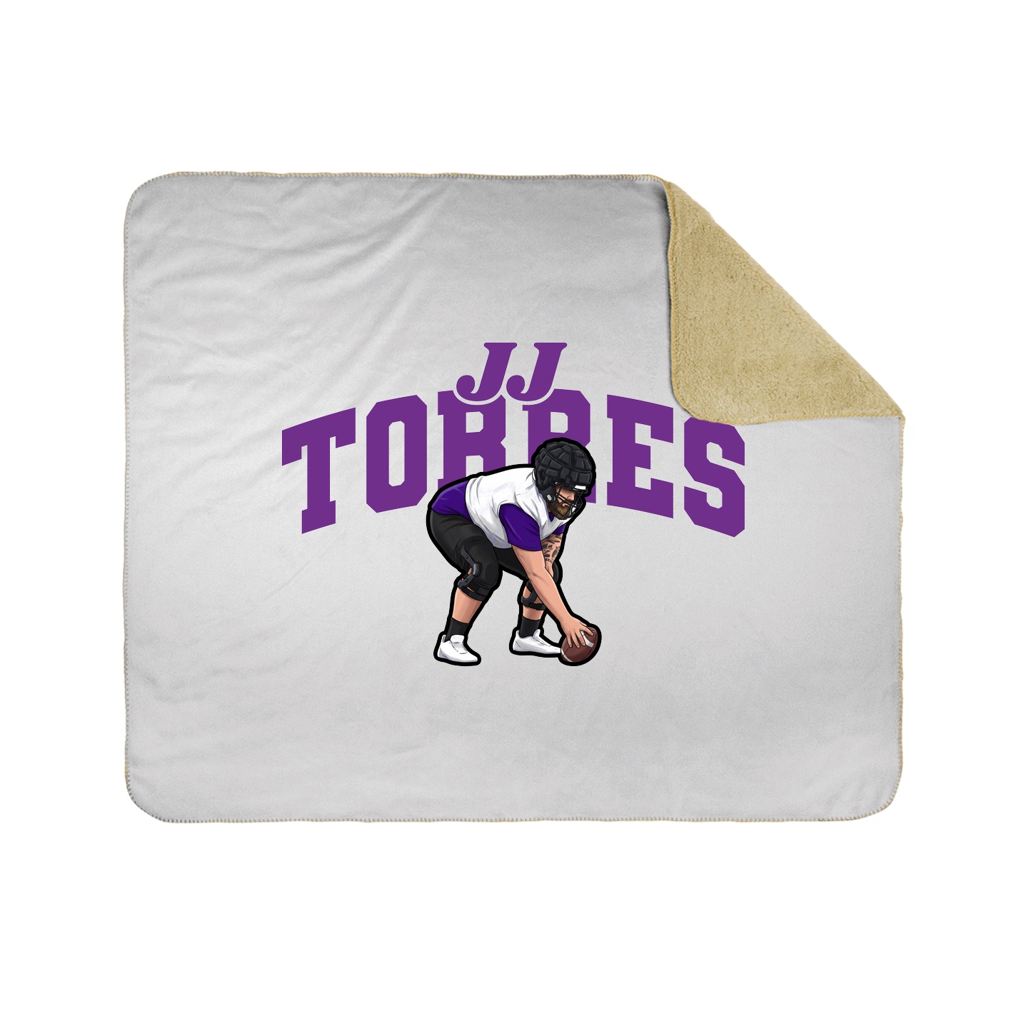 Throw Blanket — Signature Arch in White