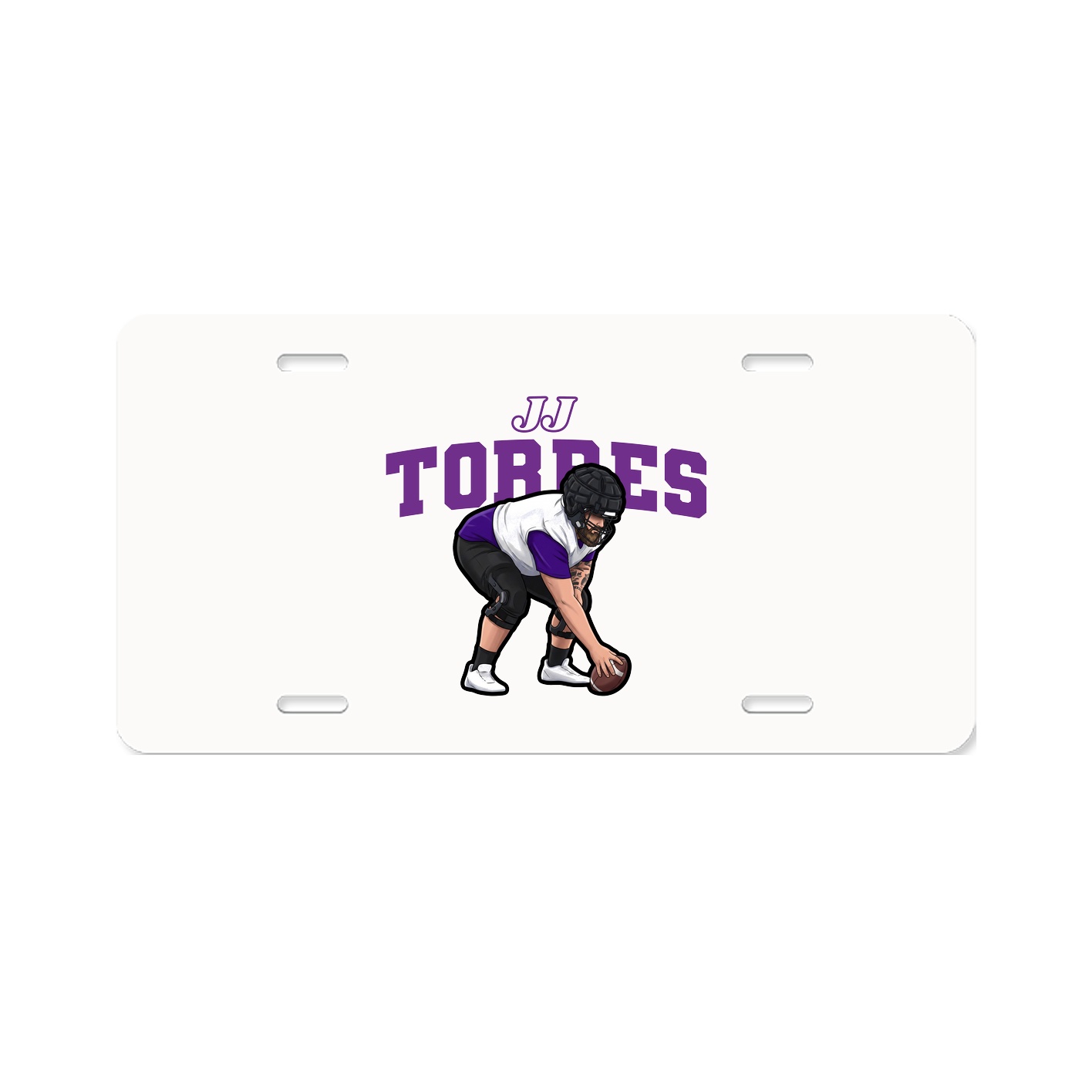 License Plate — Name Arch in Classic