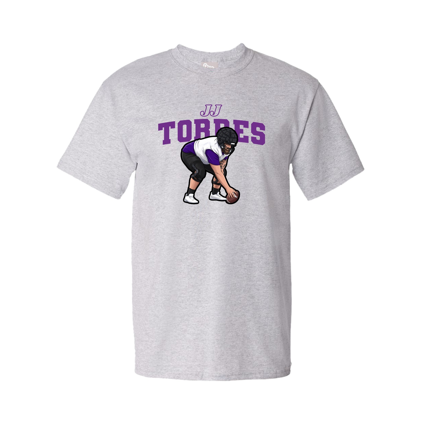 Youth Tee — Name Arch in Grey