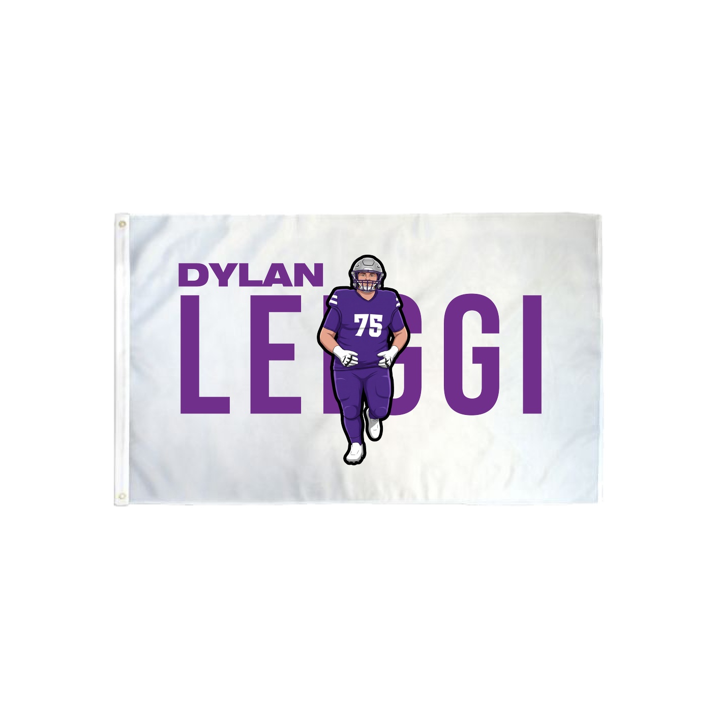 3x5 Flag — Player Name in Classic
