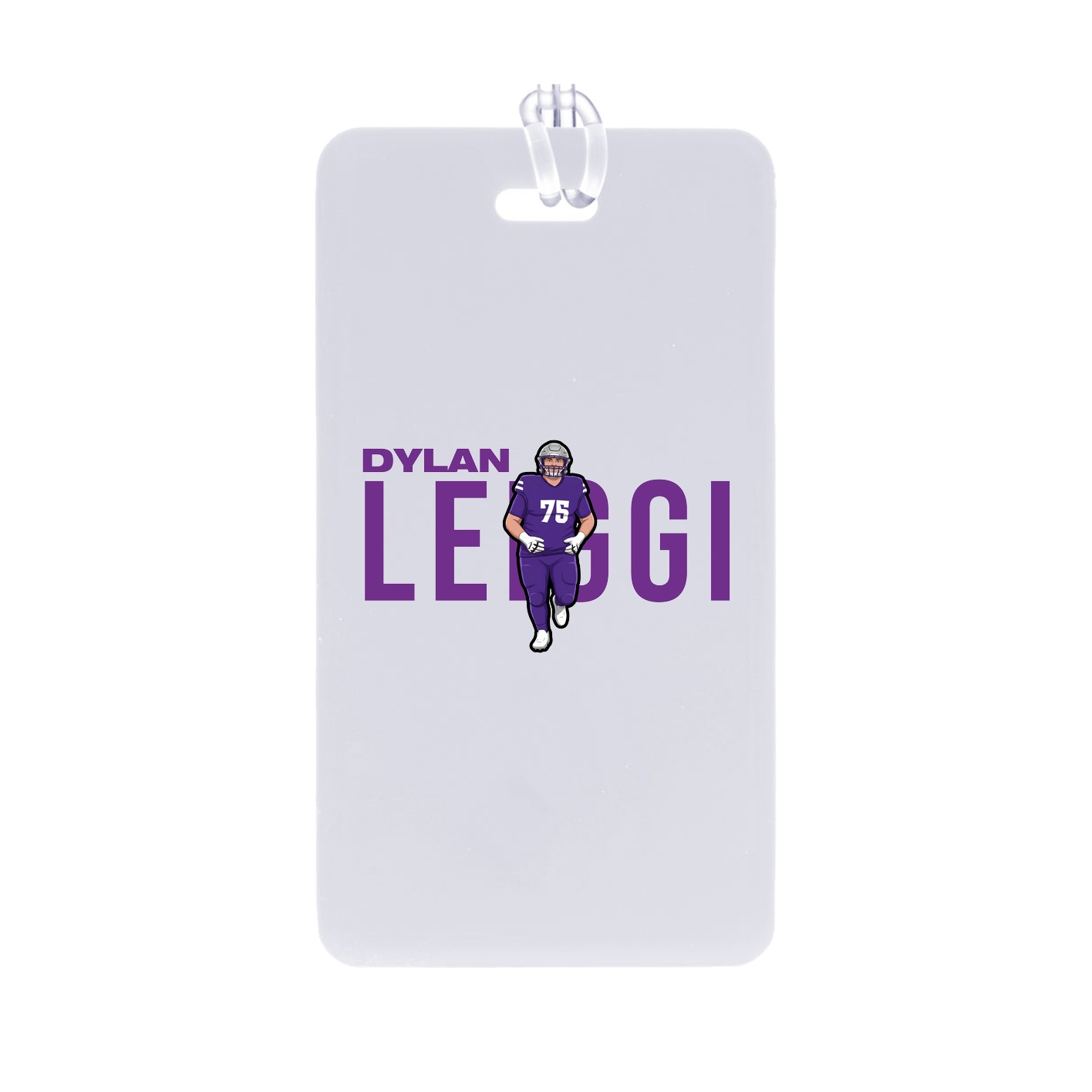 Bag Tag — Player Name in Classic
