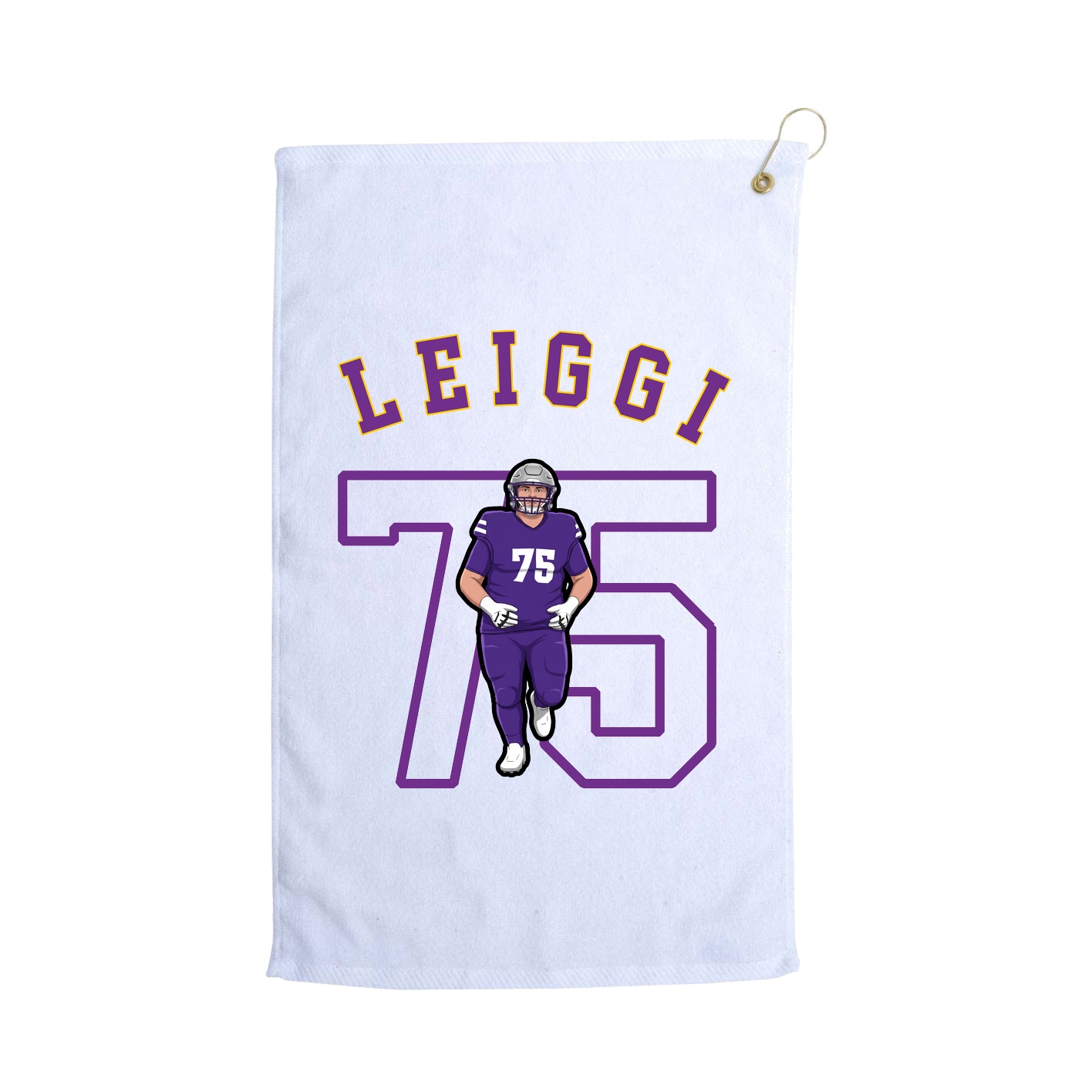 Golf Towel — Shirsey Arch in White