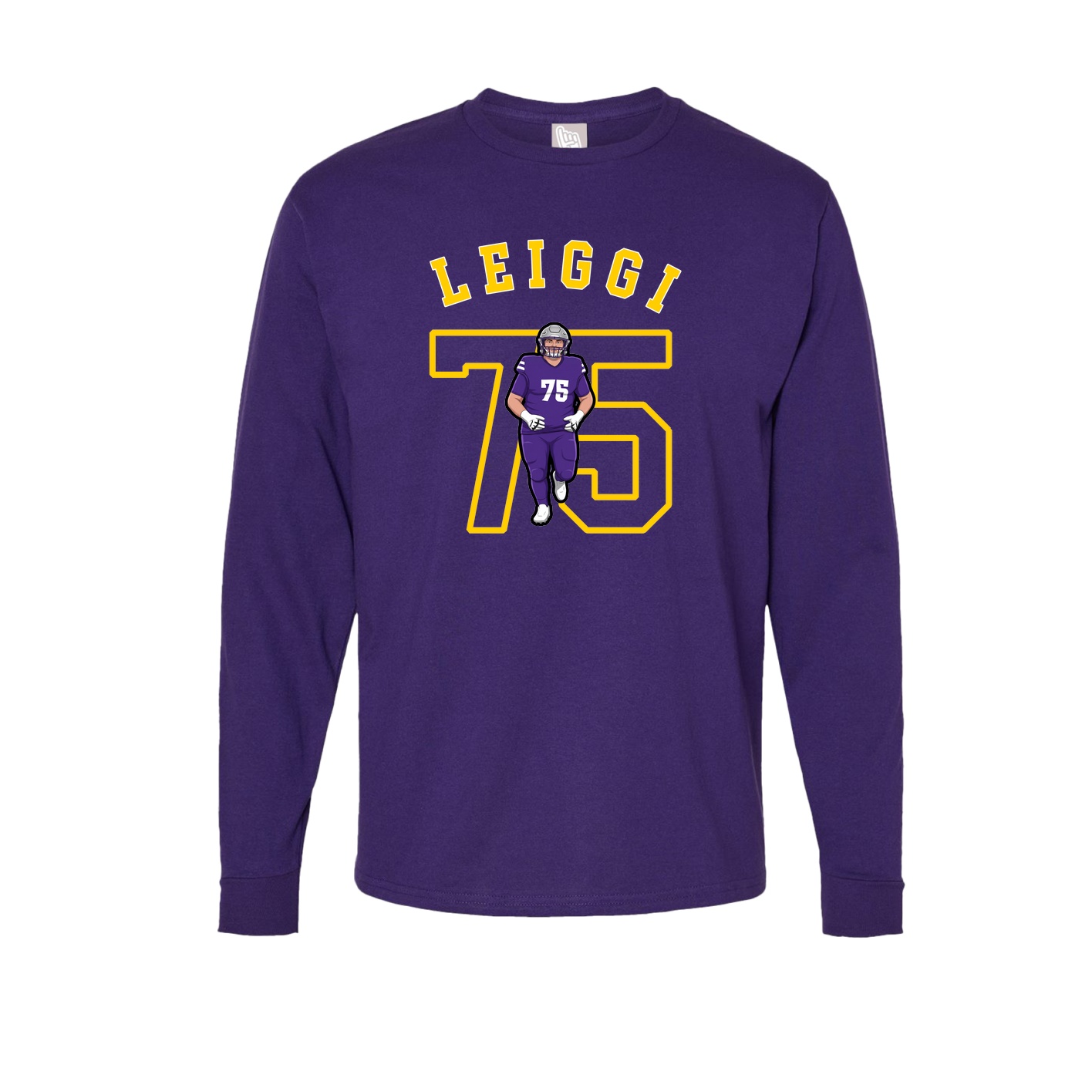 Long Sleeve Tee — Shirsey Arch in Purple