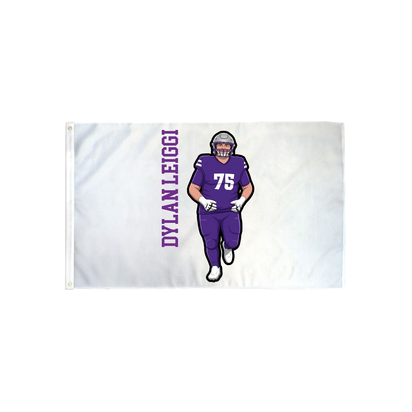 3x5 Flag — Name Vertical in Classic