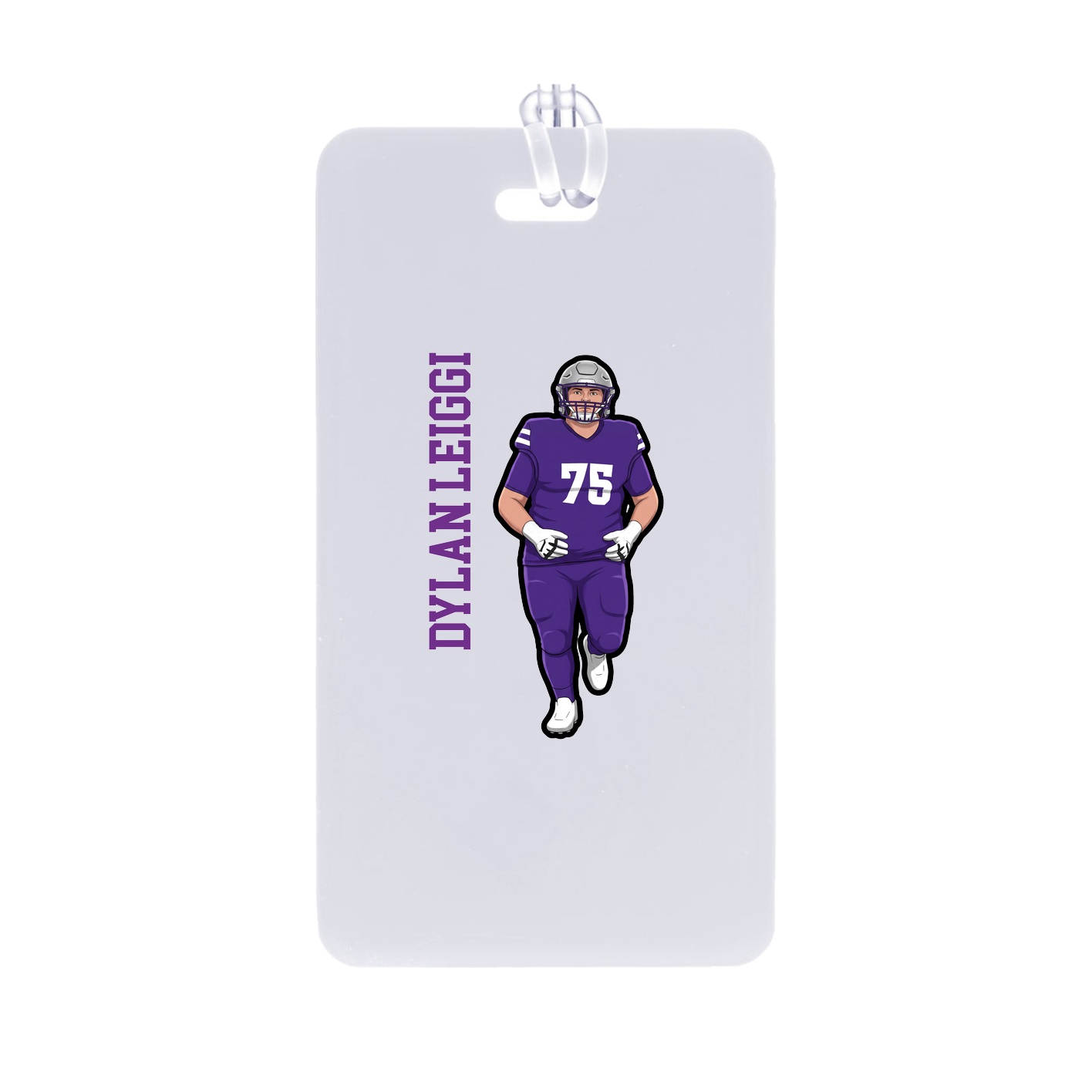 Bag Tag — Name Vertical in Classic