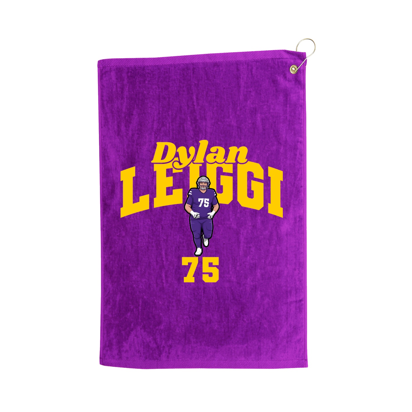 Golf Towel — Signature Arch in Purple