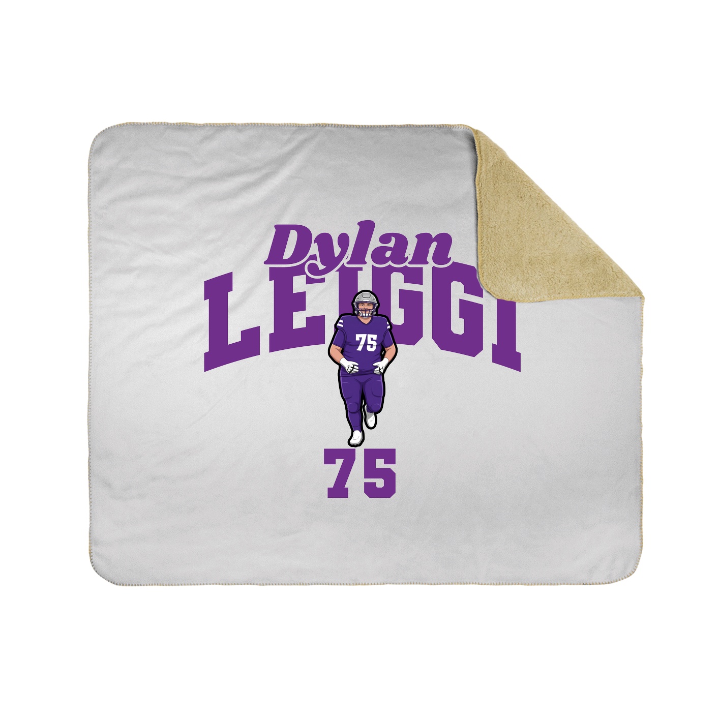 Throw Blanket — Signature Arch in White