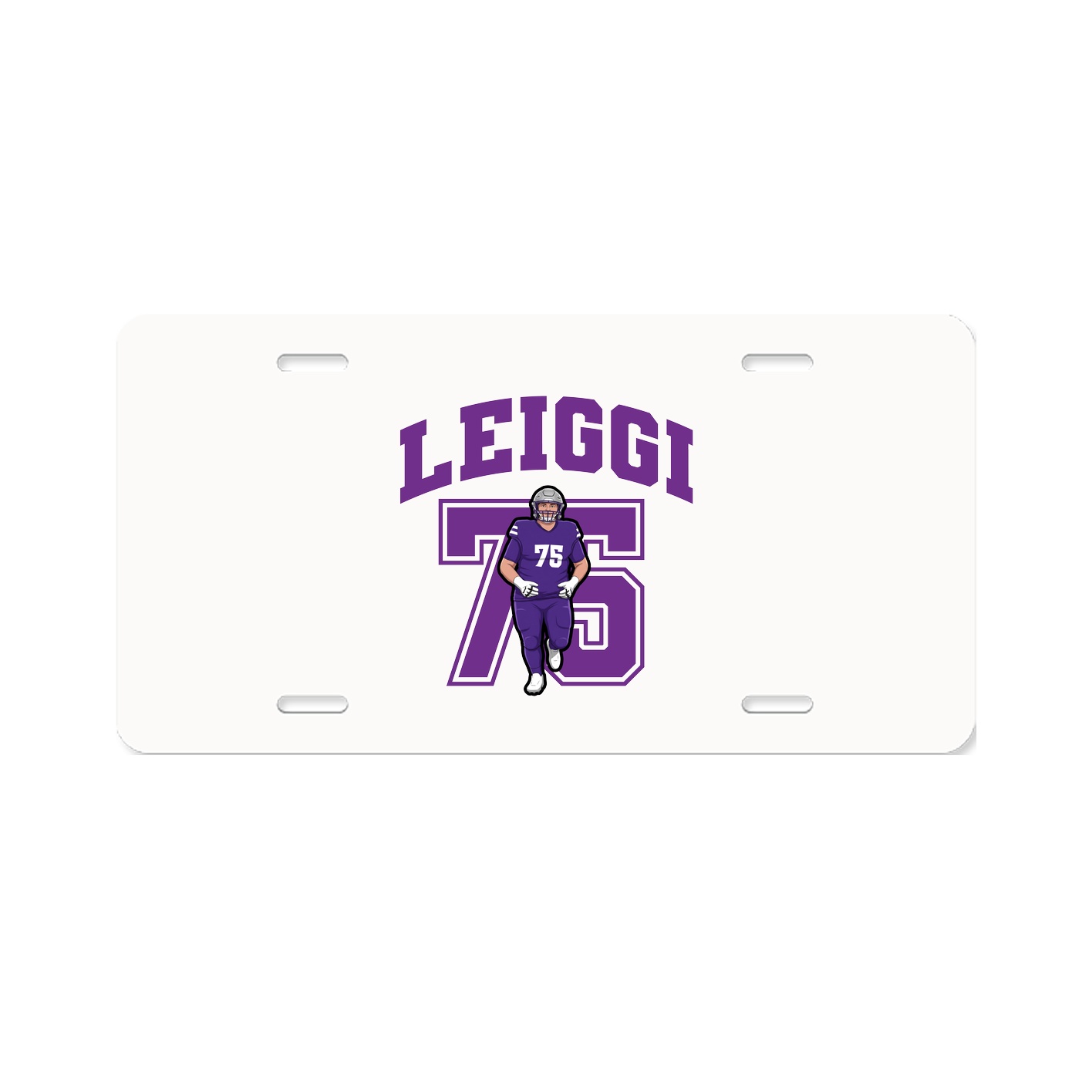 License Plate — Number in Classic