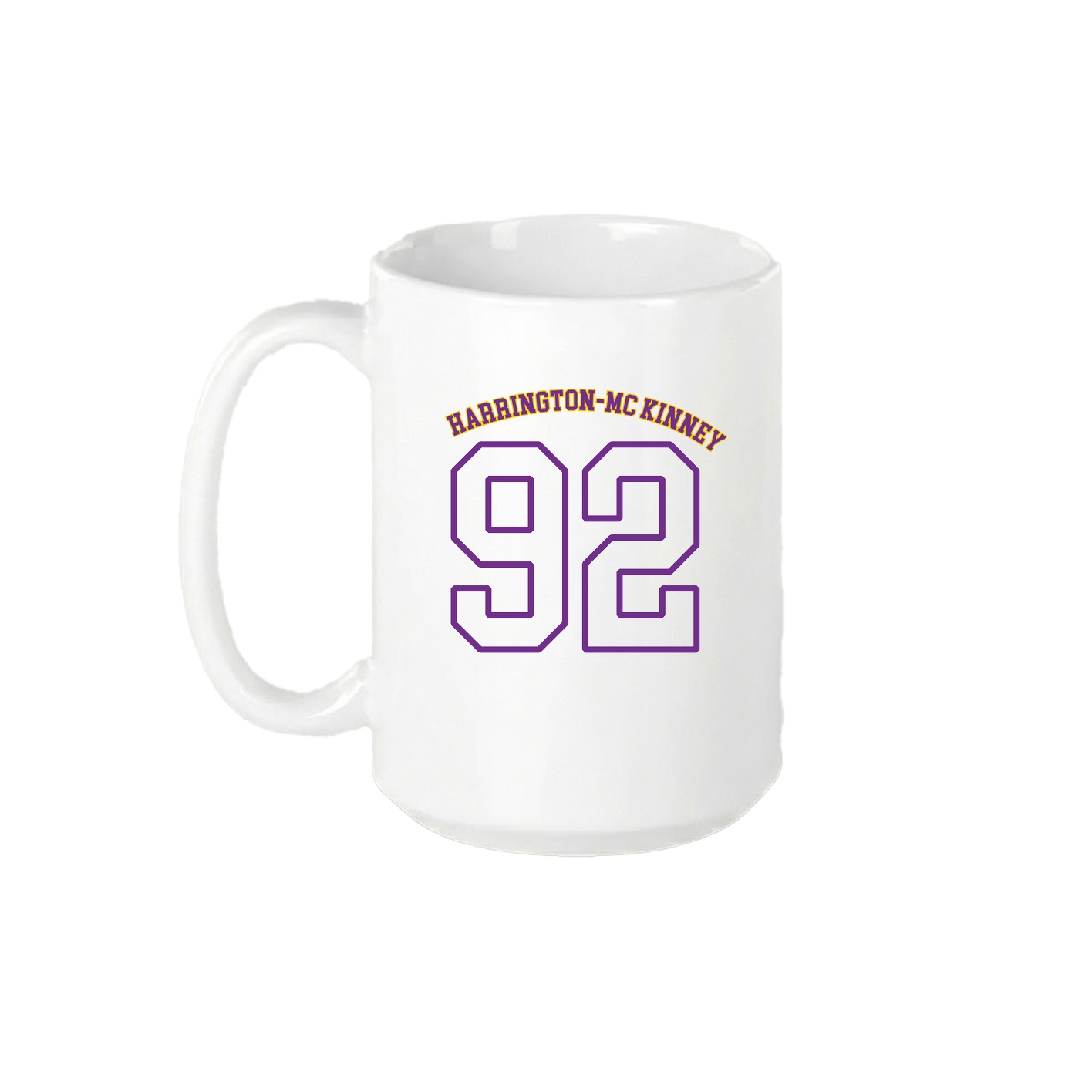 15oz Coffee Mug — Shirsey Arch in White