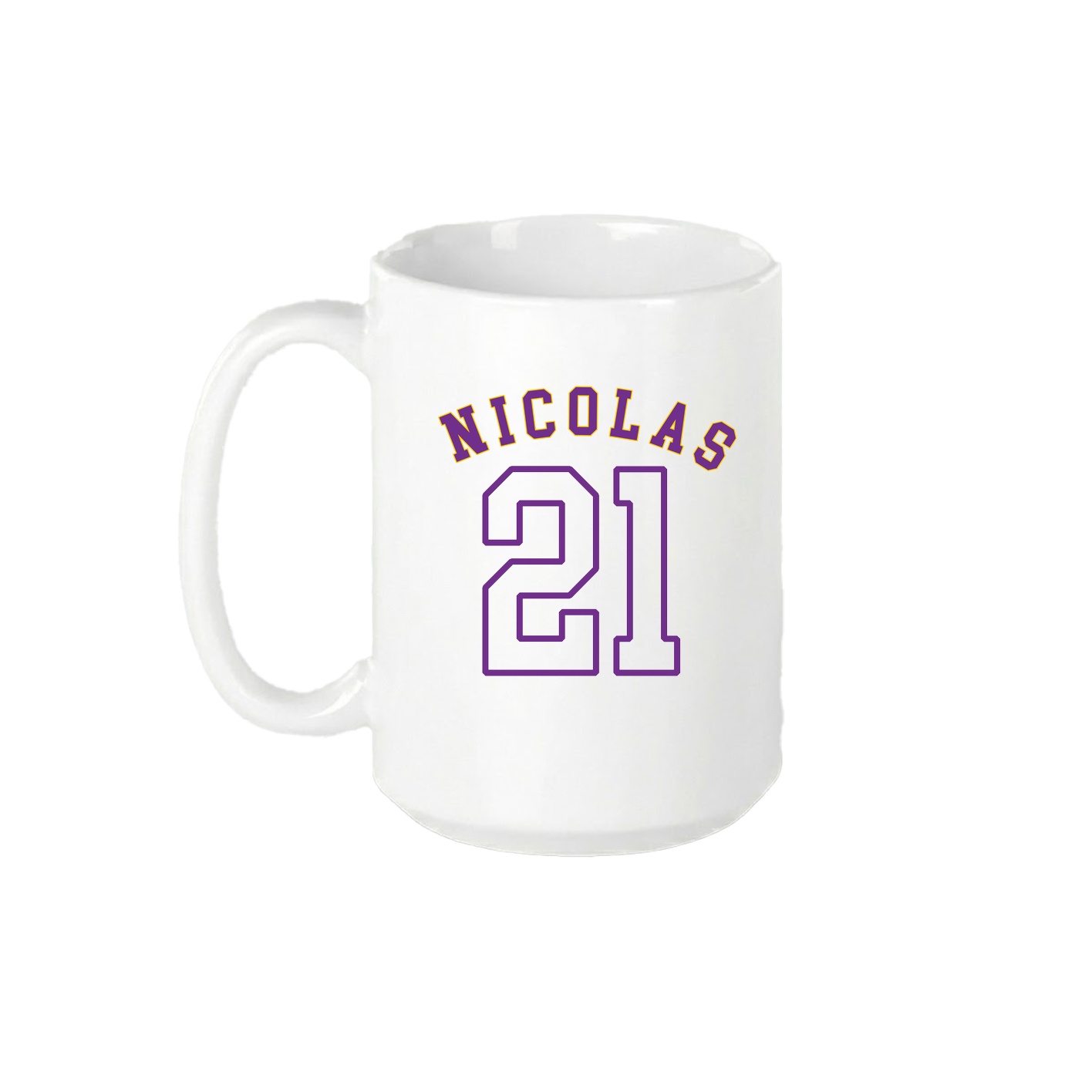 15oz Coffee Mug — Shirsey Arch in White