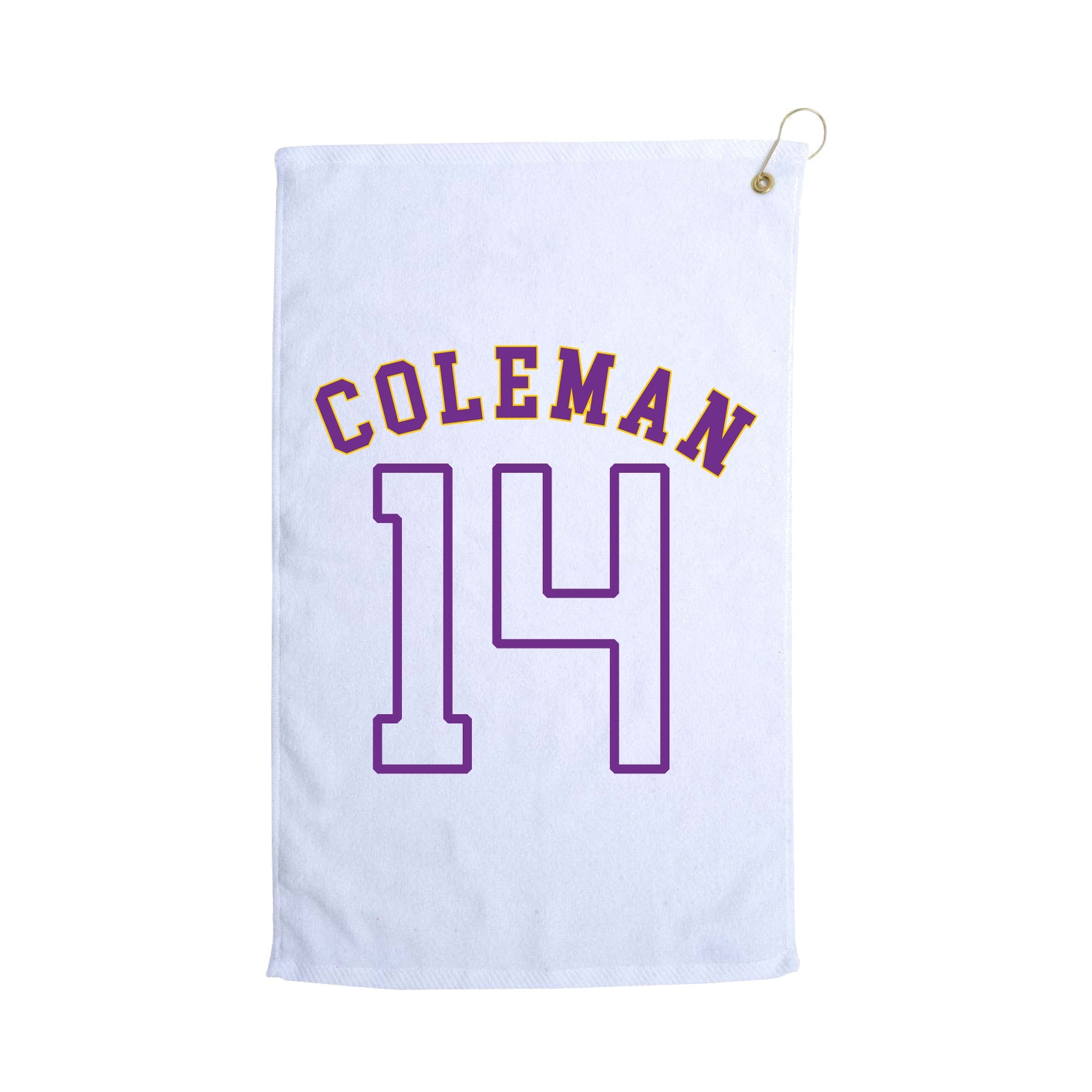 Golf Towel — Shirsey Arch in White