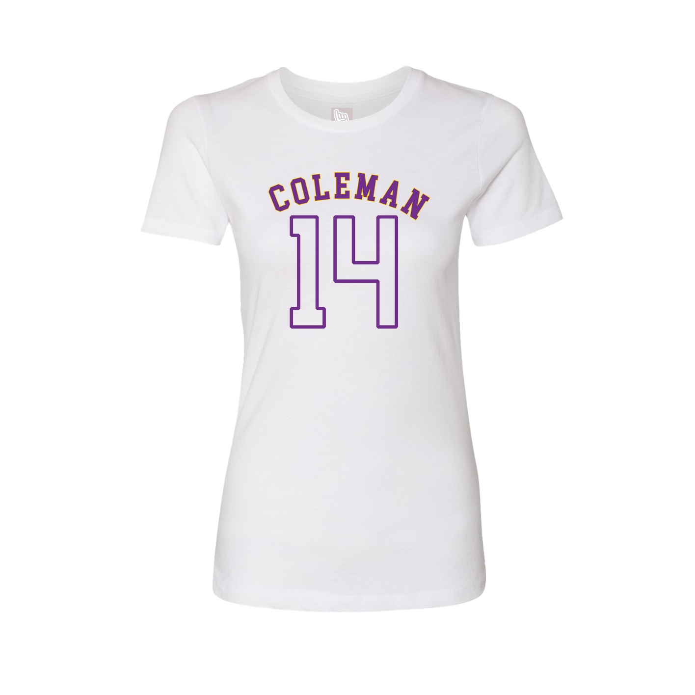 Fitted Women's Tee — Shirsey Arch in White
