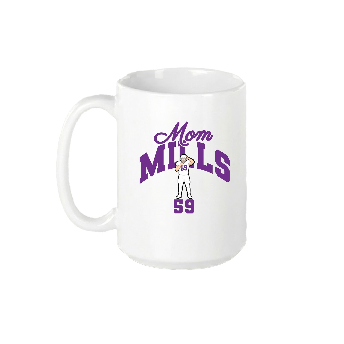 15oz Coffee Mug — Mothers Day Arch in White