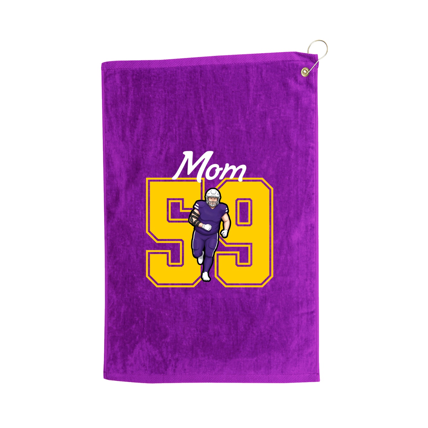 Golf Towel — Mothers Day Shirsey in Purple