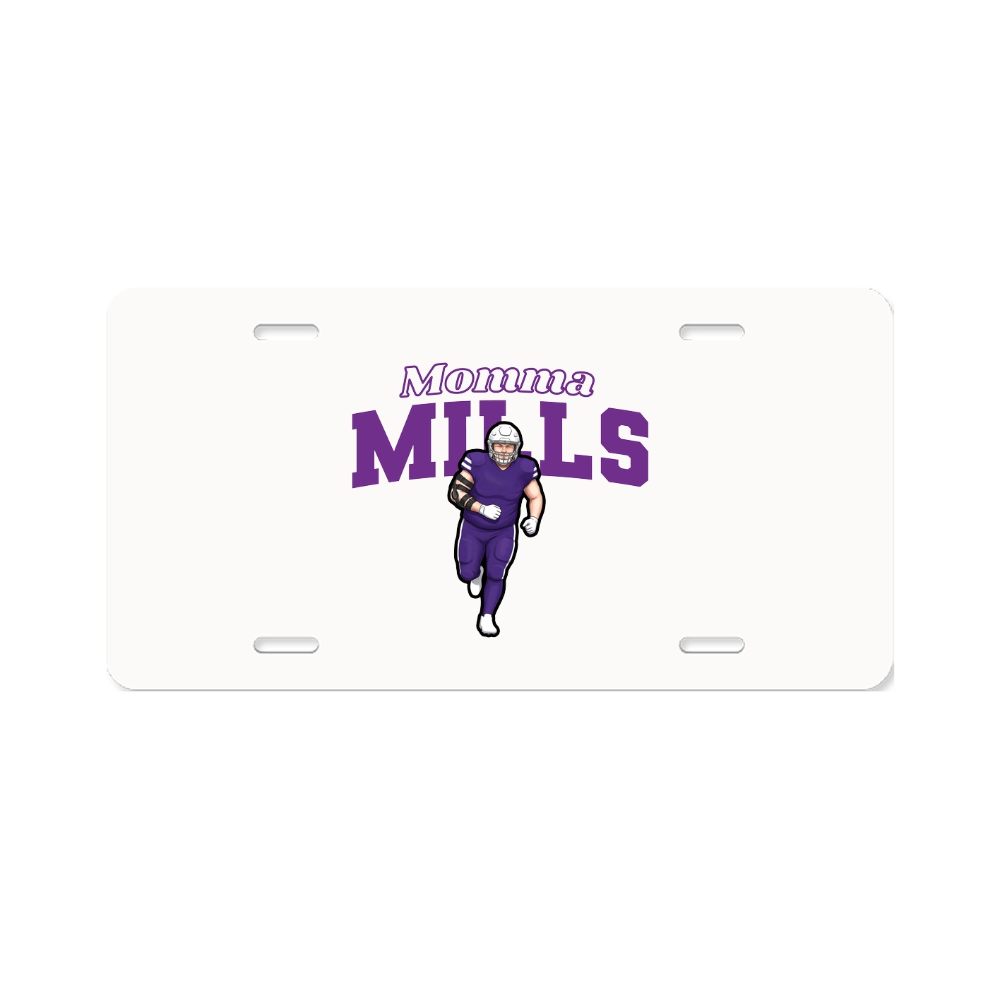 License Plate — Mothers Day Block in Classic