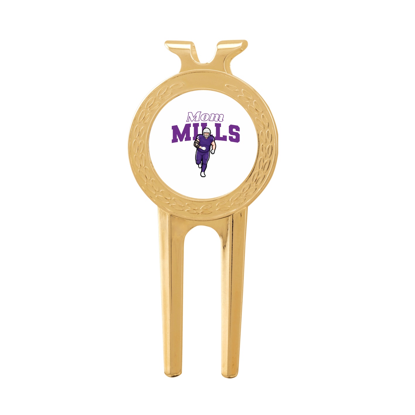 Divot Tool with Ball Marker — Mothers Day Block in Classic