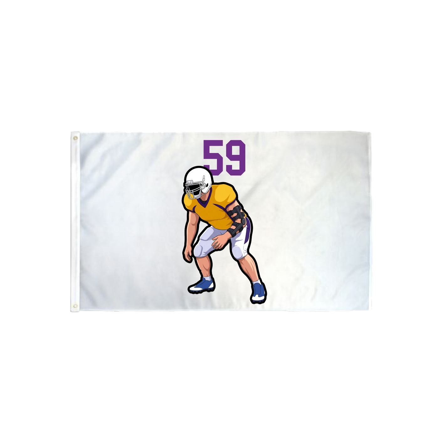 3x5 Flag — Number Top in Classic