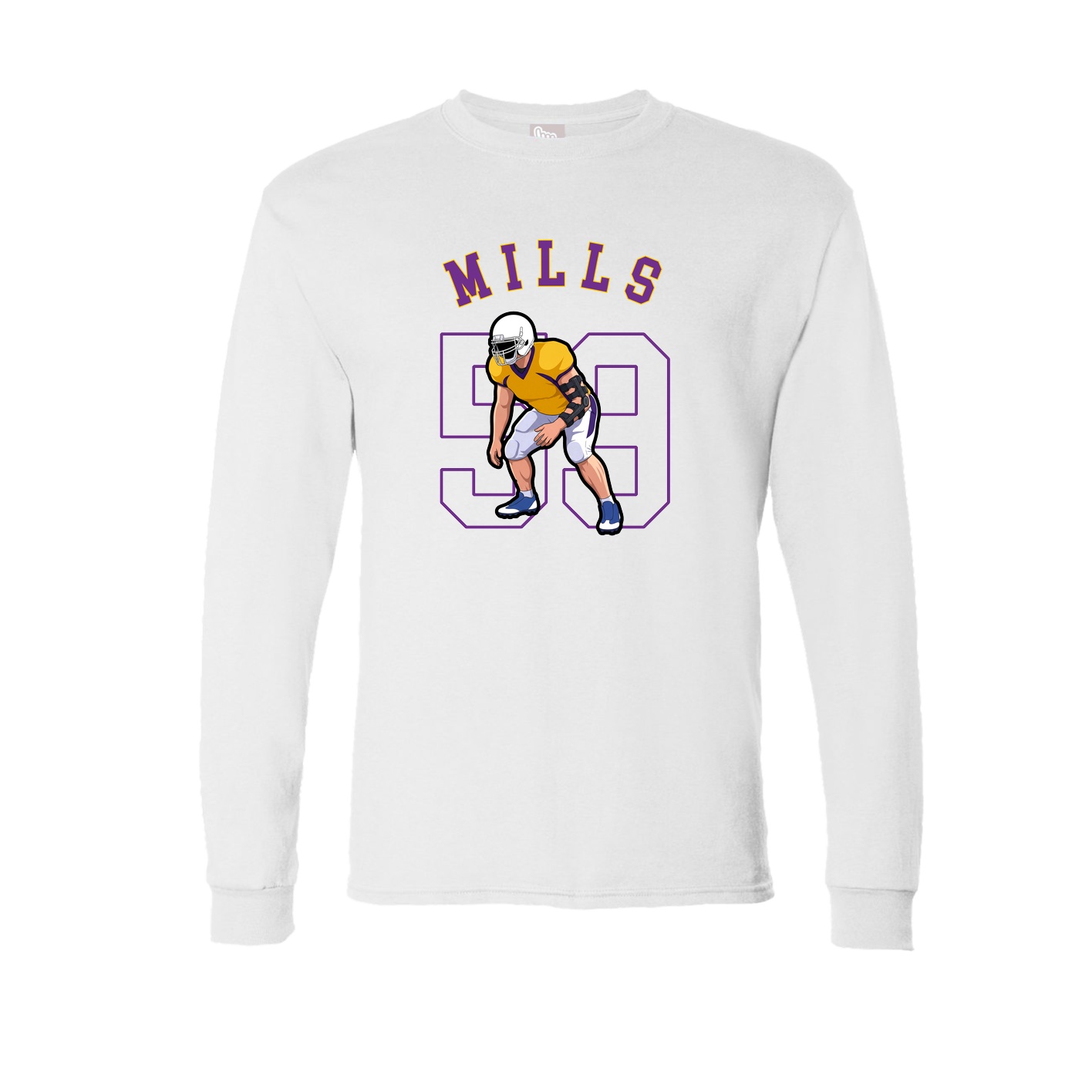 Long Sleeve Tee — Shirsey Arch in White