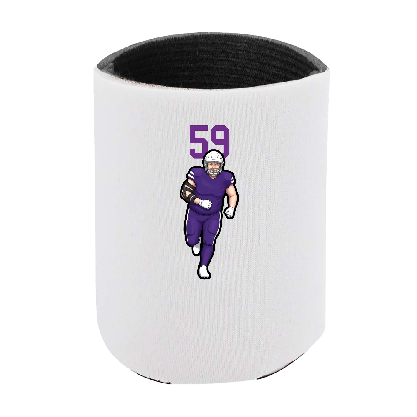 Can Holder — Number Top in White
