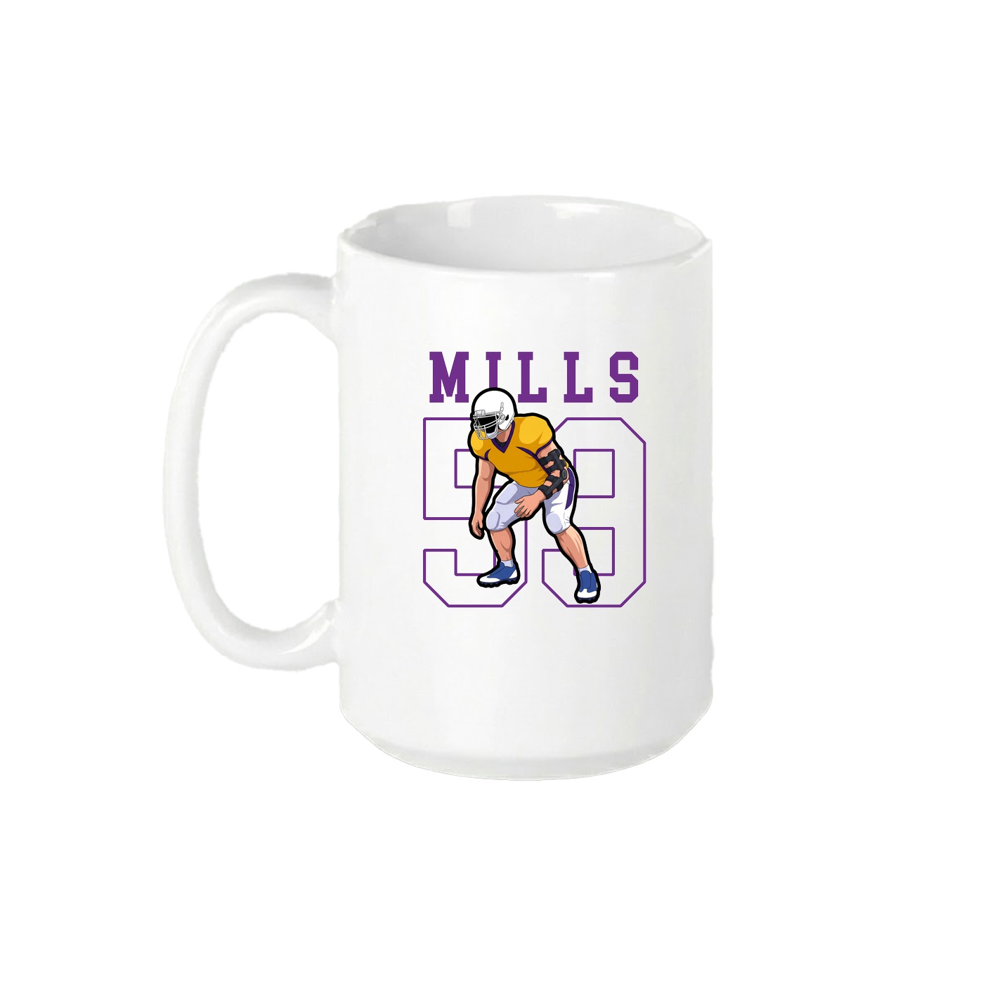 15oz Coffee Mug — Shirsey in White