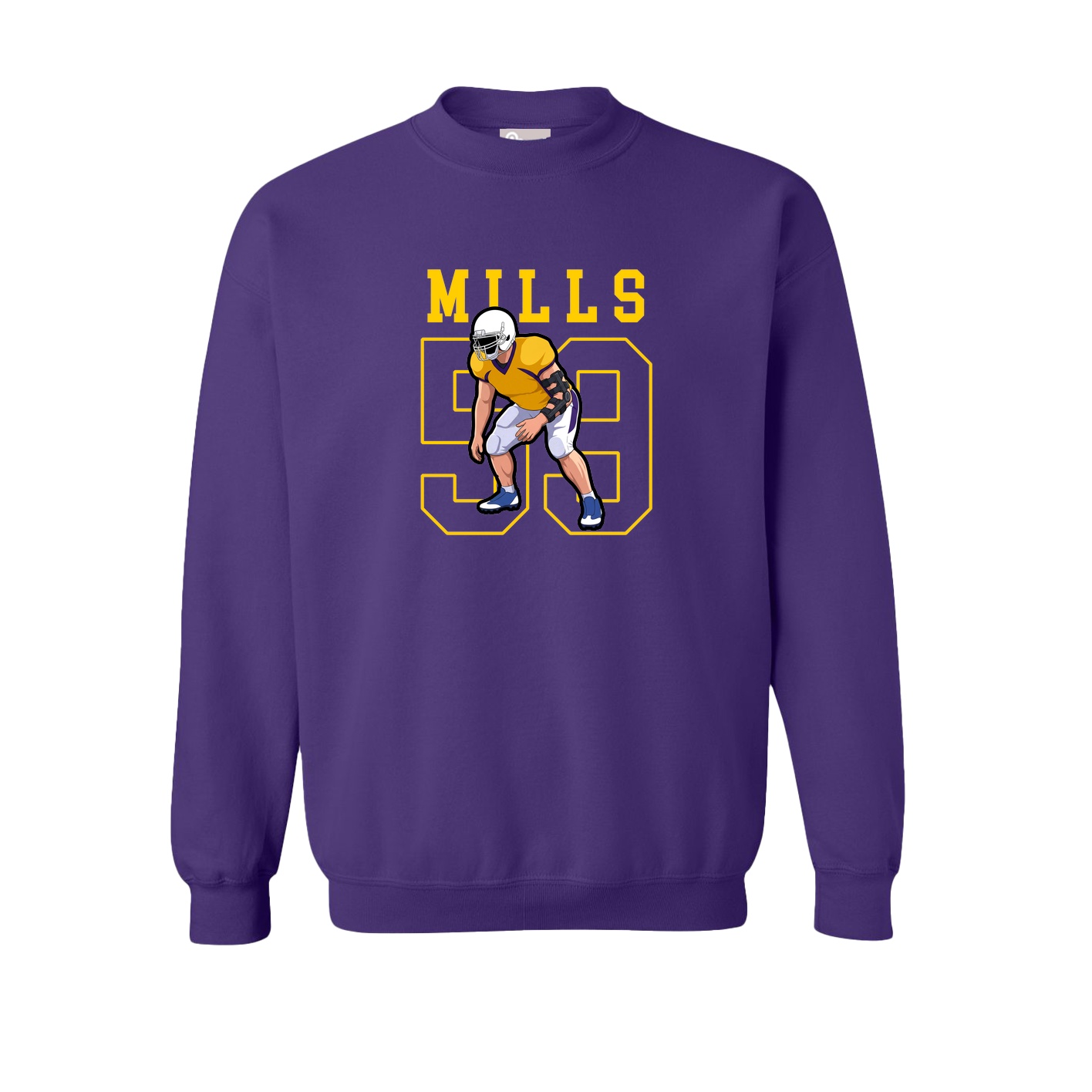 Fleece Crew — Shirsey in Purple