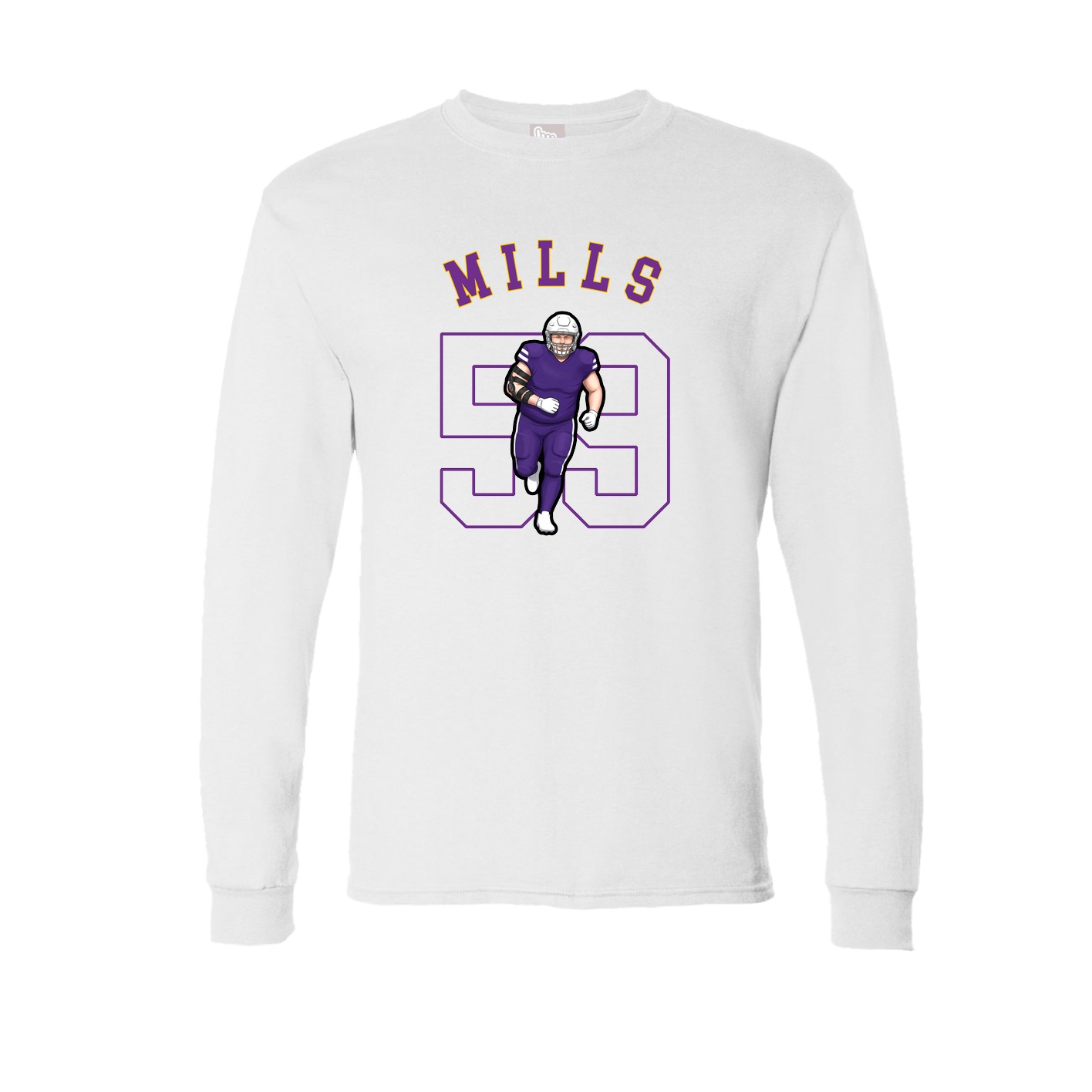 Long Sleeve Tee — Shirsey Arch in White