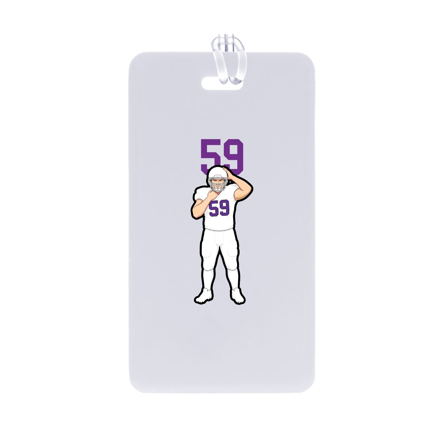 Bag Tag — Number Top in Classic