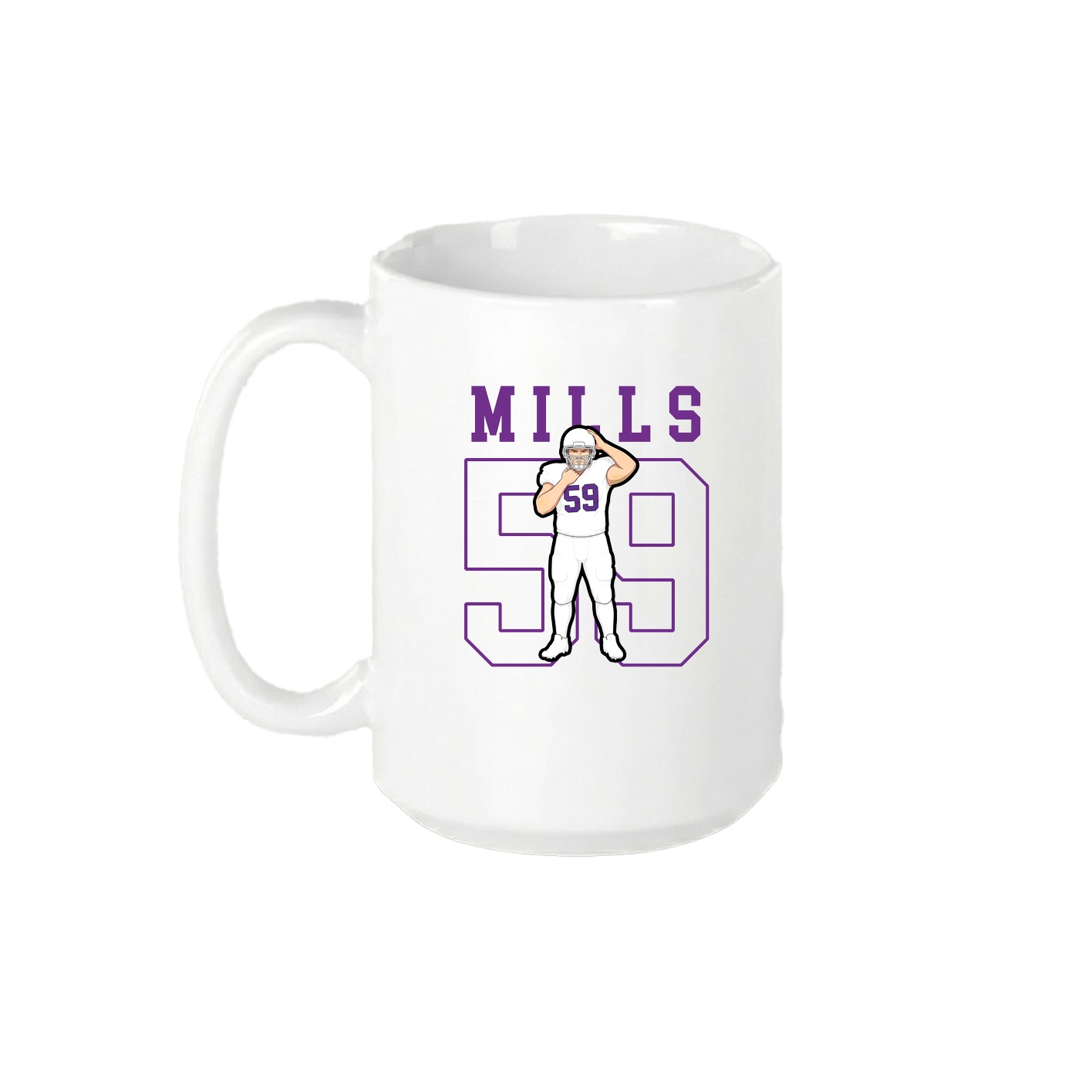 15oz Coffee Mug — Shirsey in White