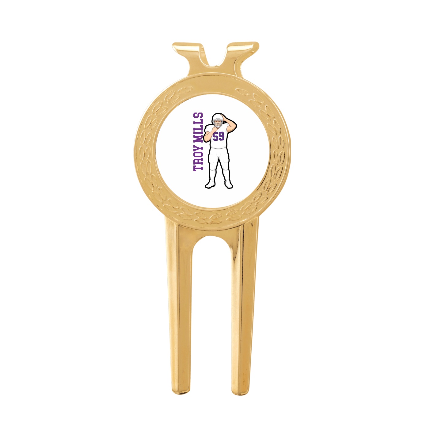 Divot Tool with Ball Marker — Name Vertical in Classic