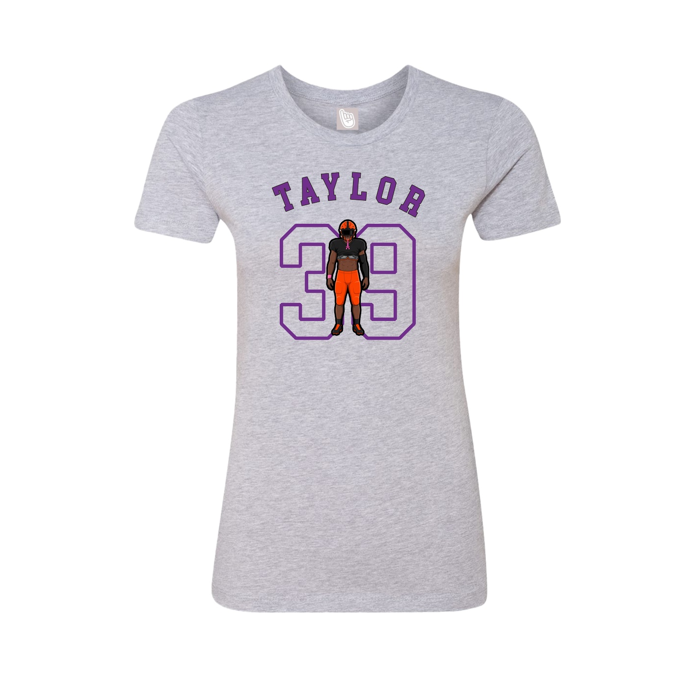 Fitted Women's Tee — Shirsey Arch in Grey