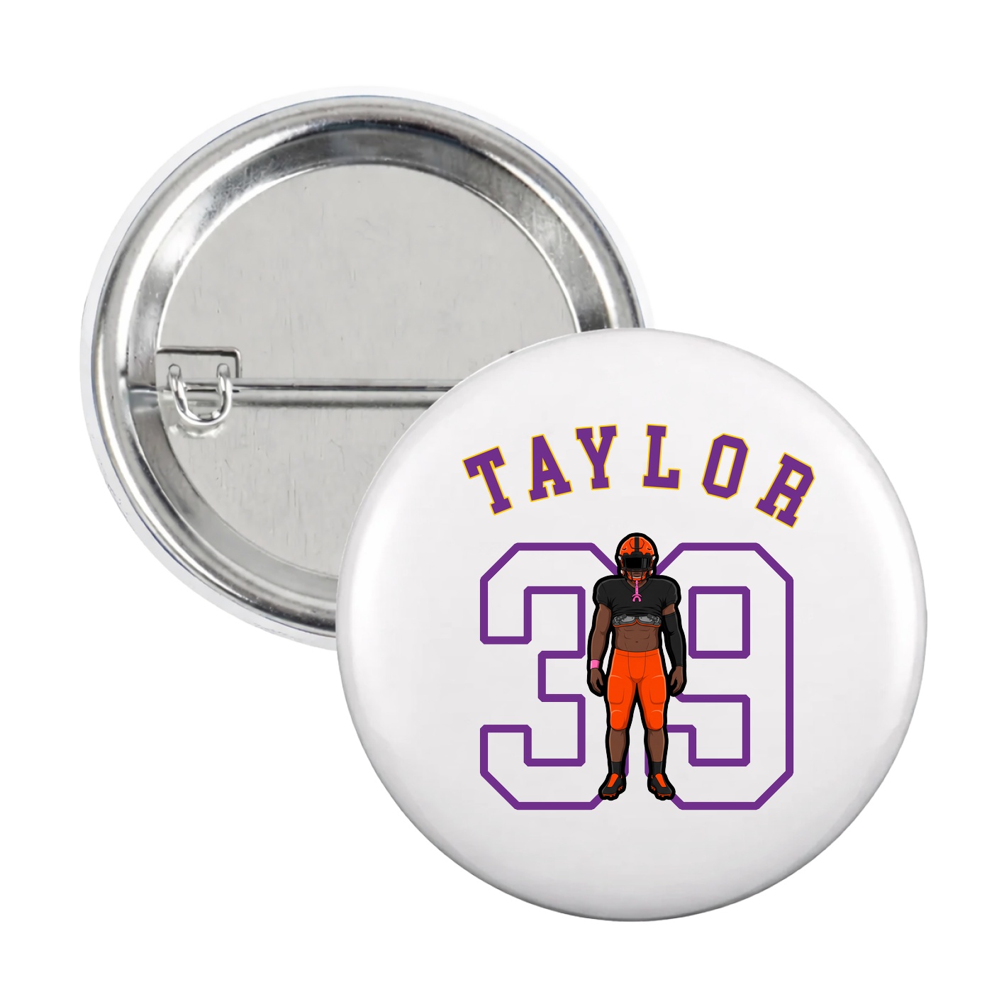 Game Day Button — Shirsey Arch in White