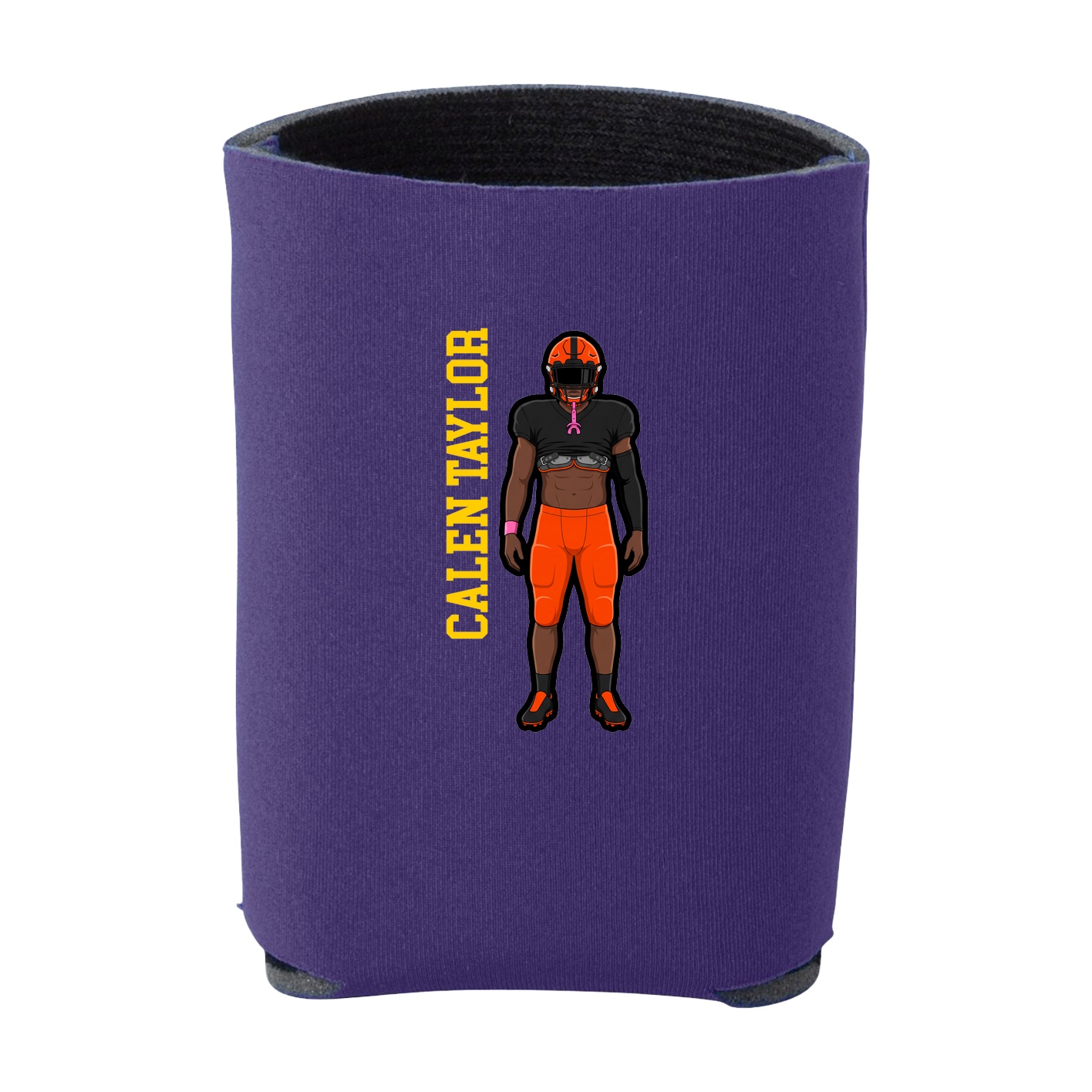 Can Holder — Name Vertical in Purple
