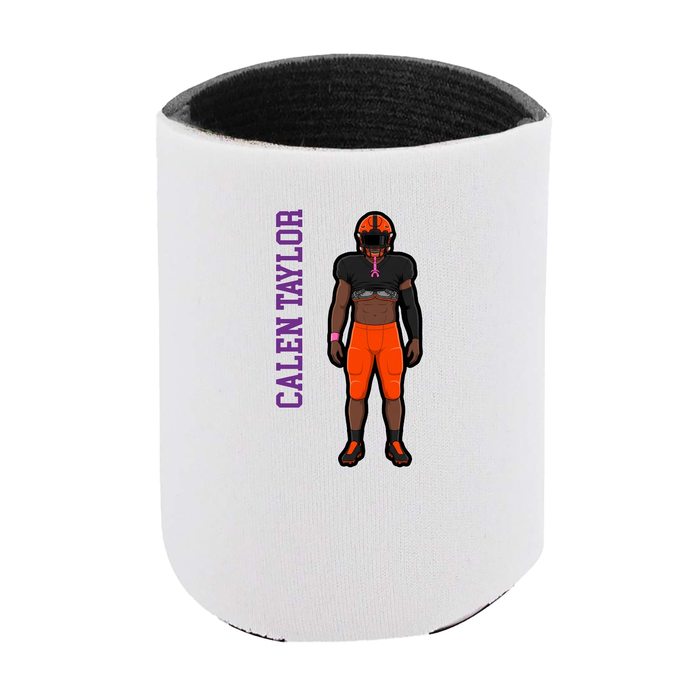 Can Holder — Name Vertical in White